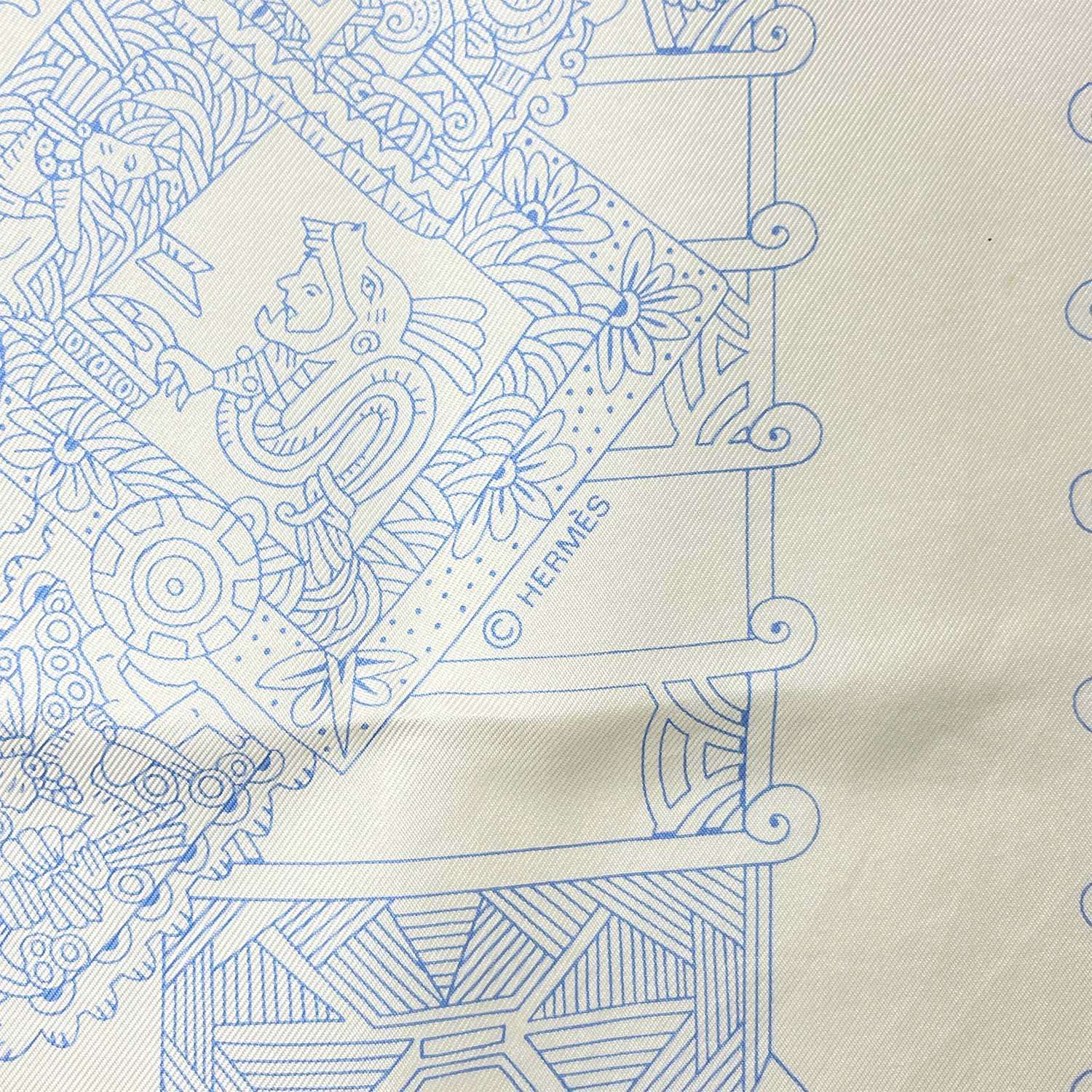 HERMES エルメス カレ90 ASTRES et SOLEILS 天体と太陽 スカーフ