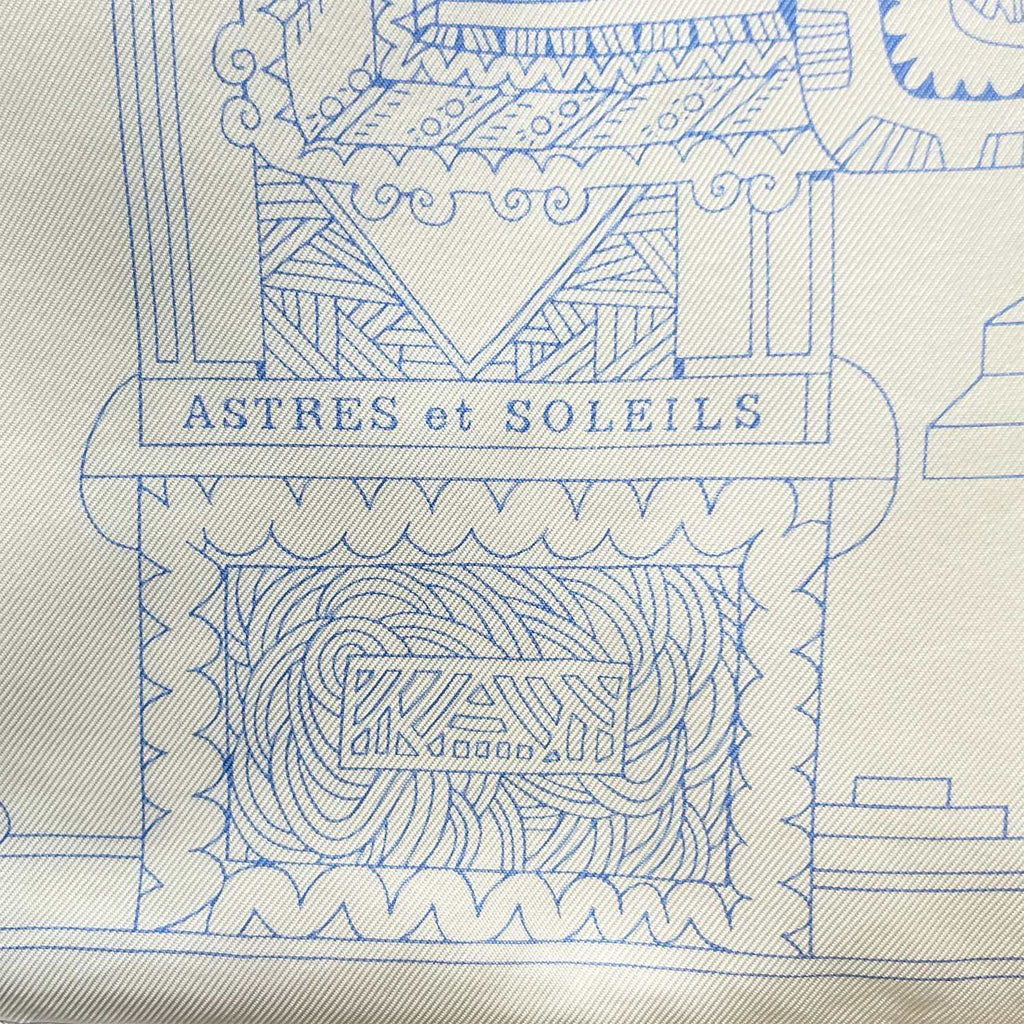 HERMES エルメス カレ90 ASTRES et SOLEILS 天体と太陽 スカーフ