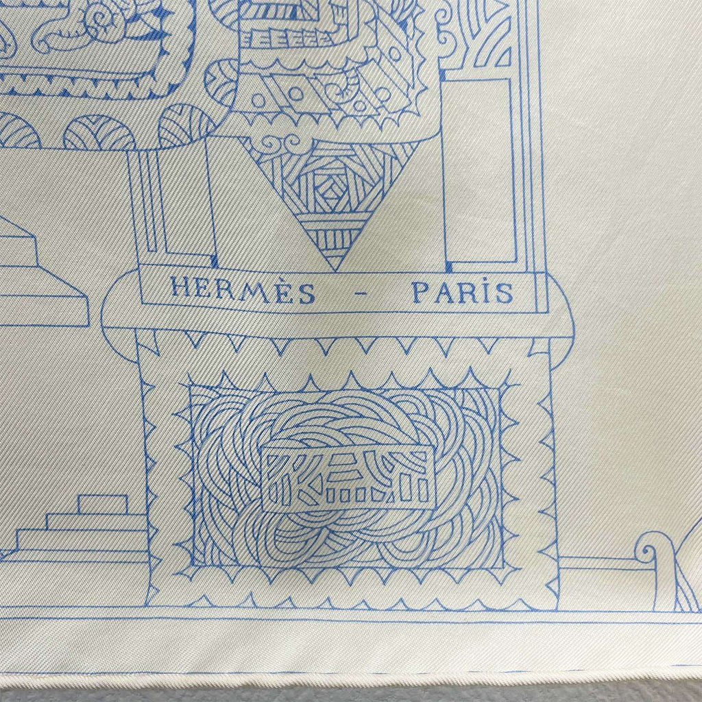 HERMES エルメス カレ90 ASTRES et SOLEILS 天体と太陽 スカーフ