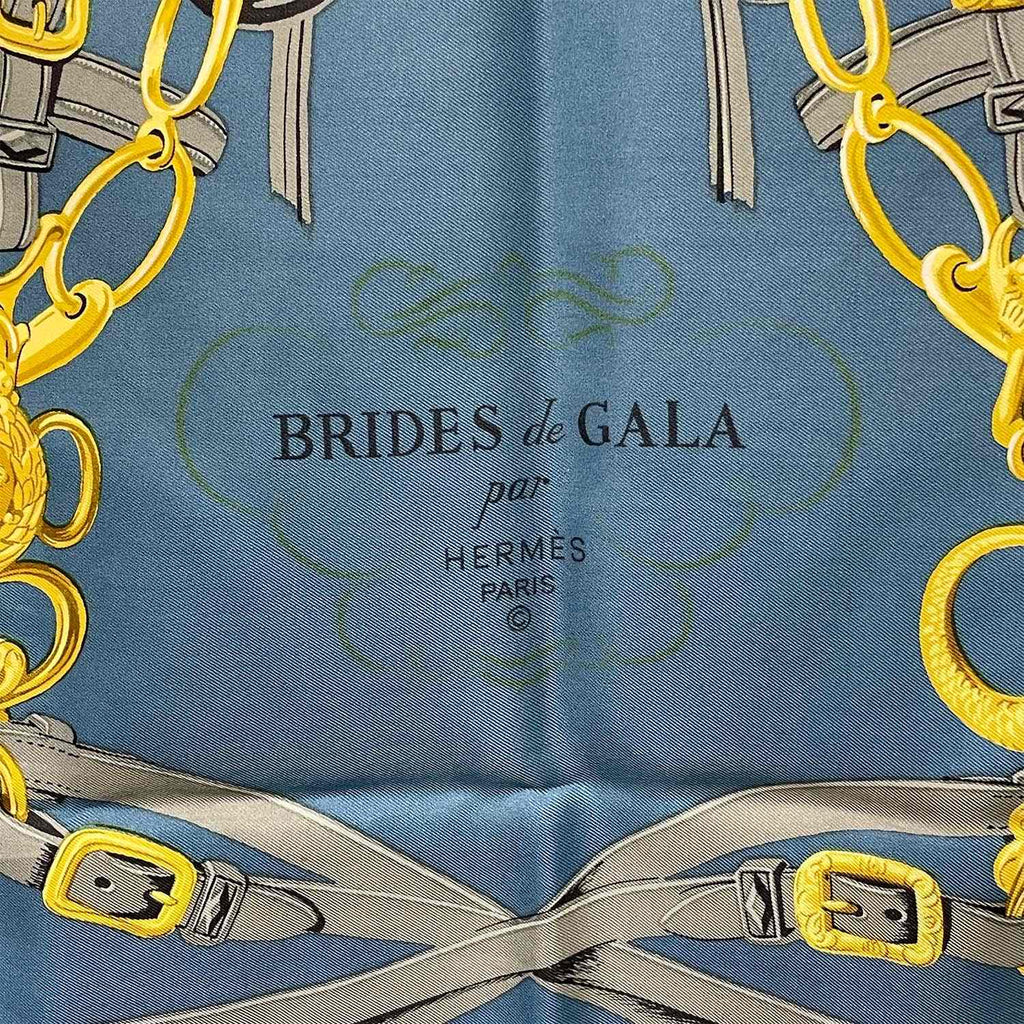 HERMES エルメス カレ90 Brides de gala ブリッドドゥガラ 式典用勒 スカーフ クラシック
