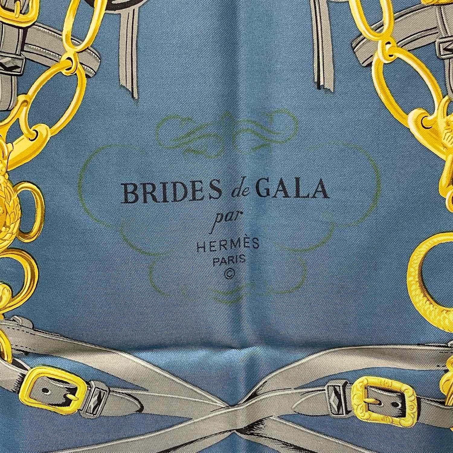 HERMES エルメス カレ90 Brides de gala ブリッドドゥガラ 式典用勒 スカーフ クラシック