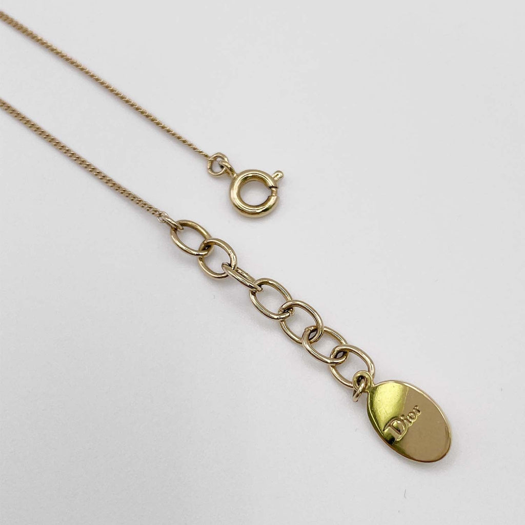 Dior ディオール CDロゴパール ブレスレット 最大18cm バングル 華奢