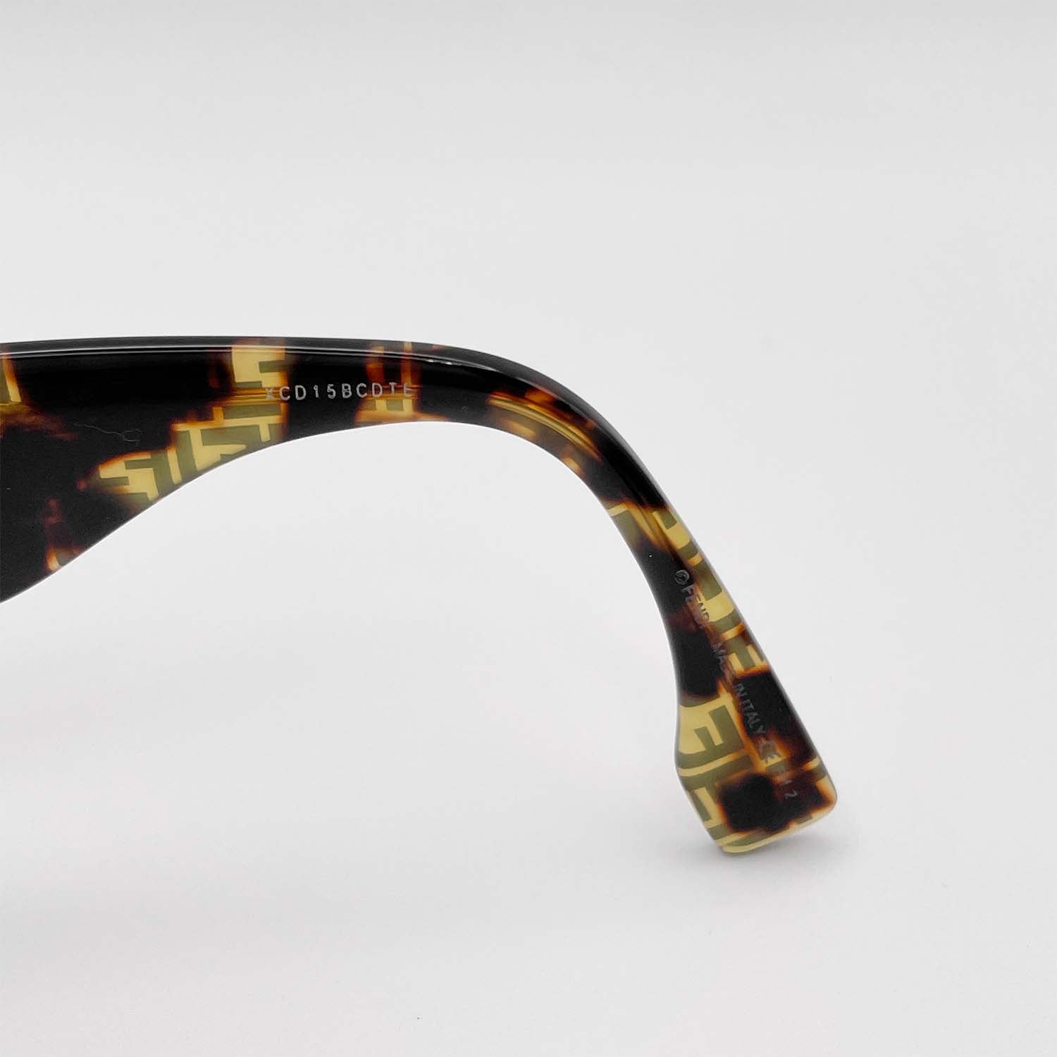 FENDI フェンディ サングラス FF0452/F/S ズッカFF柄×ハバナ キャットアイ ウェア