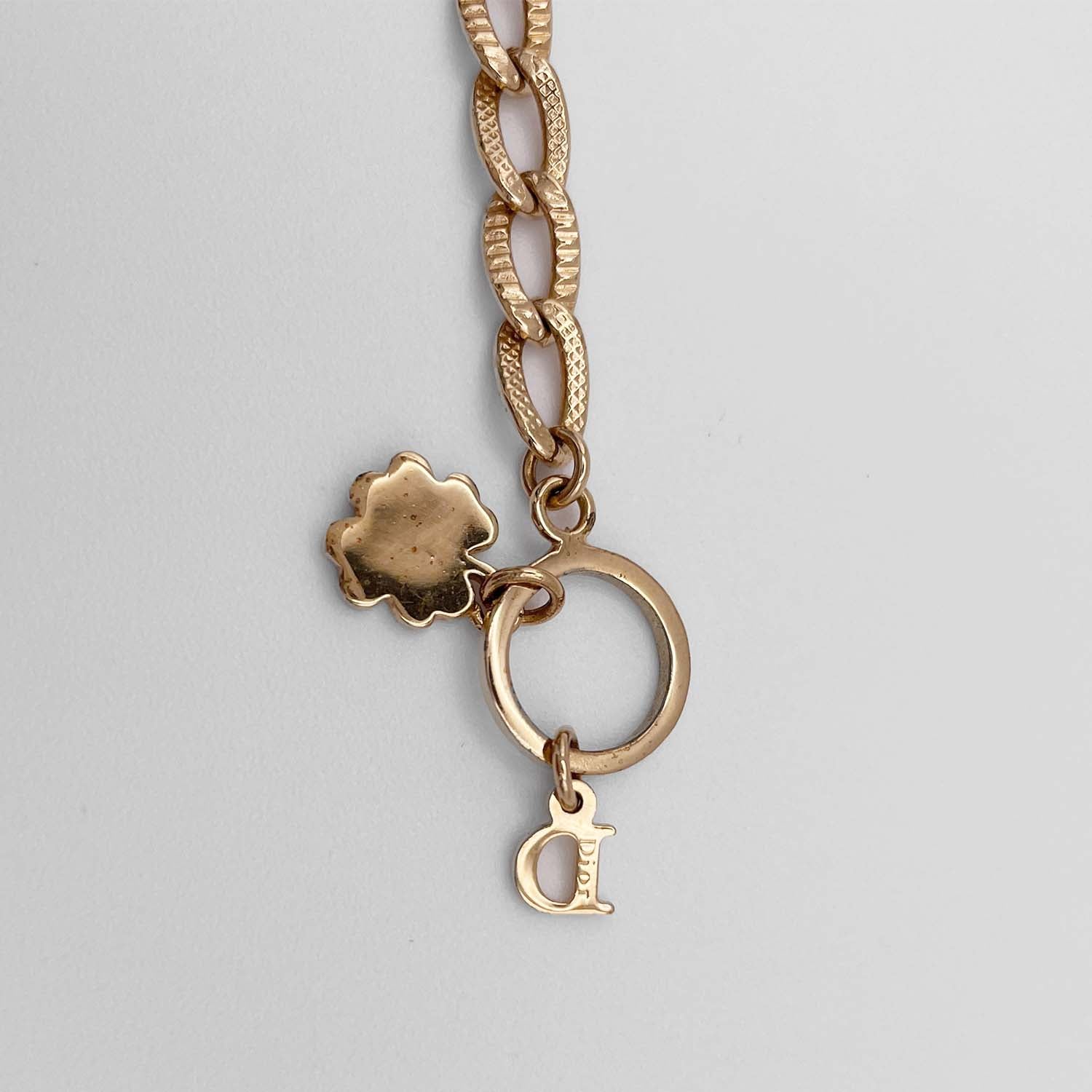 Dior ディール ネックレス ラインストーン コスチュームパール ジャラジャラ