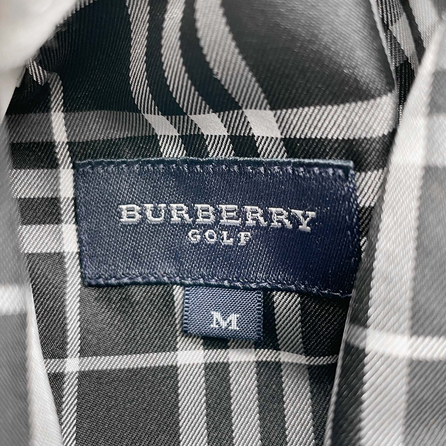 BURBERRY GOLF バーバリー ベスト サイズM リバーシブル フリース チェック柄