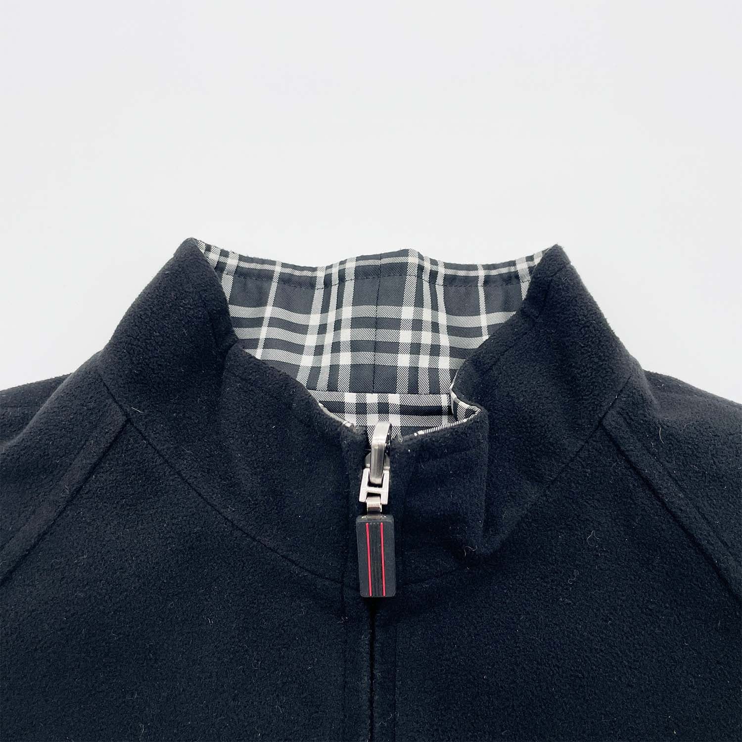 BURBERRY GOLF バーバリー ベスト サイズM リバーシブル フリース チェック柄