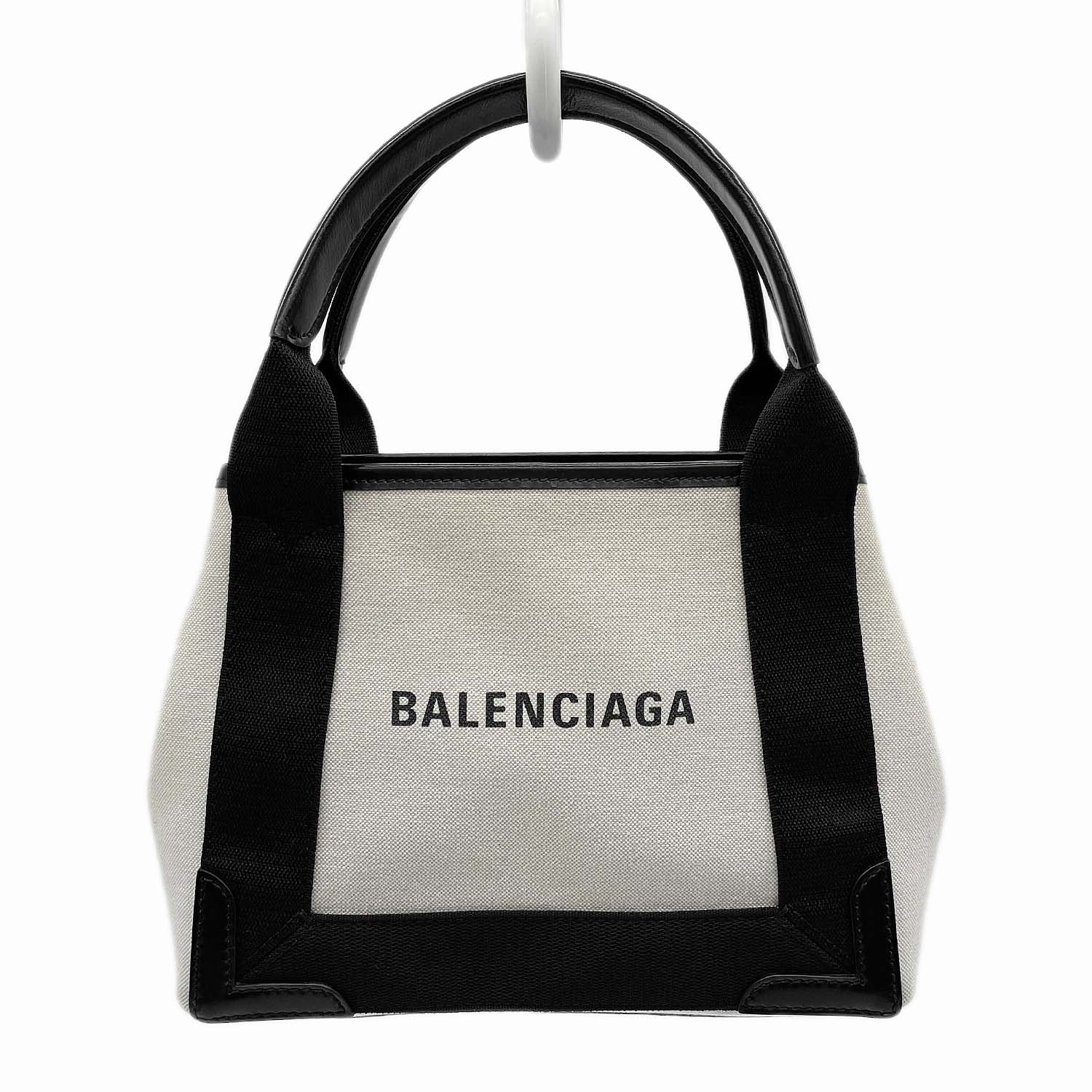 BALENCIAGA バレンシアガ ハンドバッグ ネイビーカバス XS 390346 トート