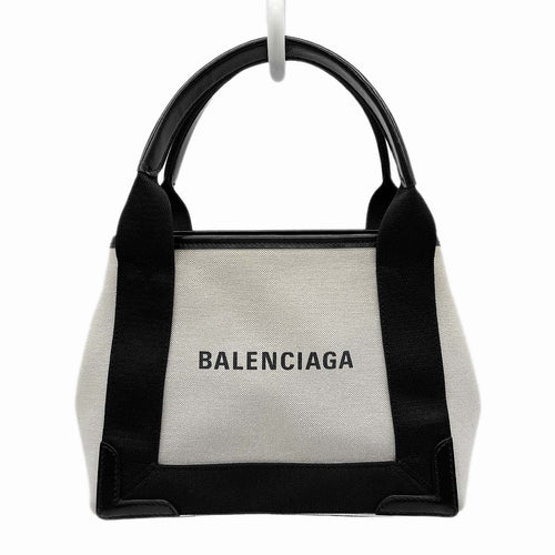 BALENCIAGA バレンシアガ ハンドバッグ ネイビーカバス XS 390346 トート