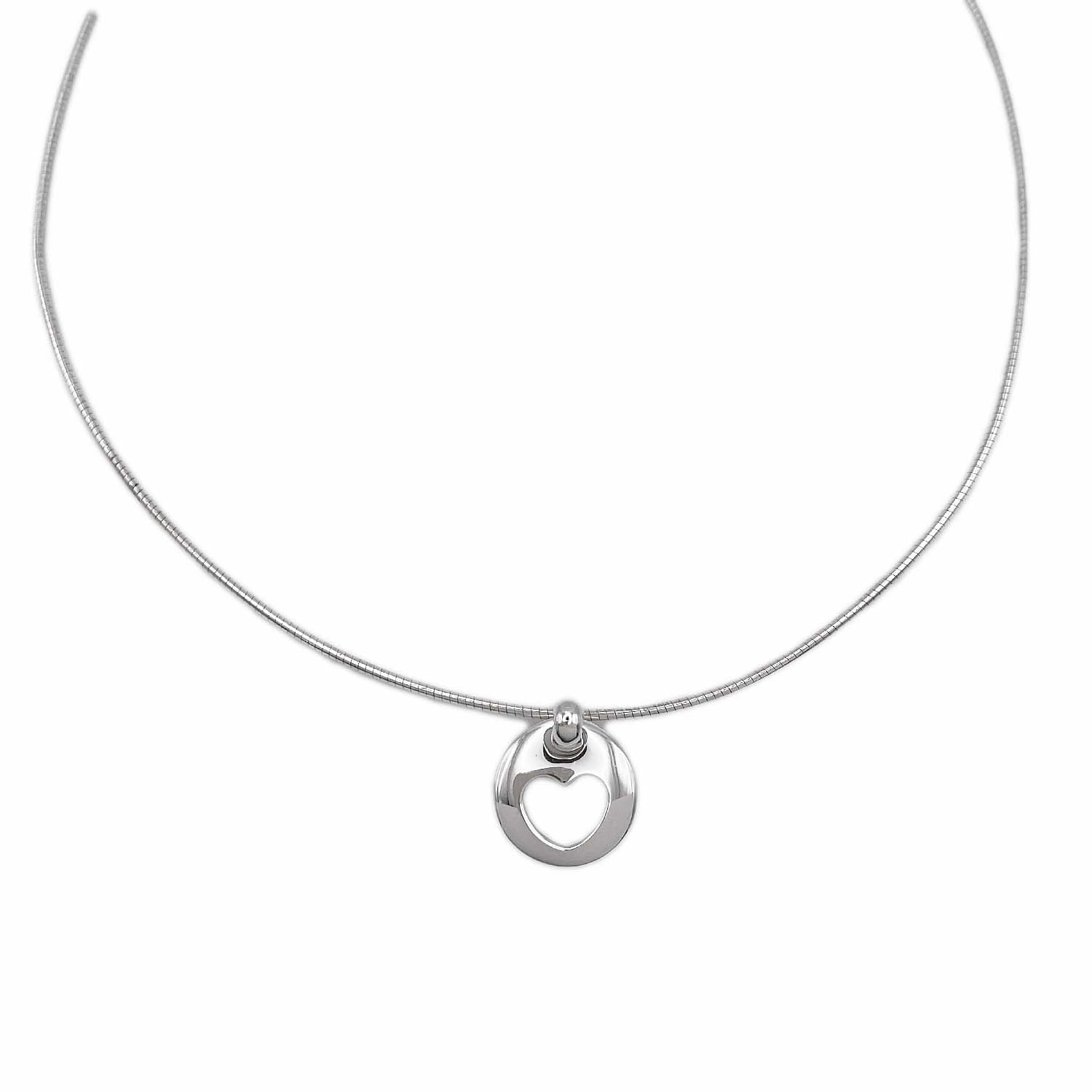 Tiffany&Co. ティファニー ピアスドハート ネックレス チョーカー SV925 新品仕上済