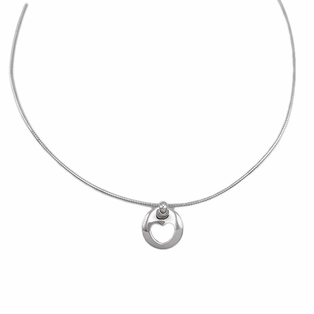 Tiffany&Co. ティファニー ピアスドハート ネックレス チョーカー SV925 新品仕上済