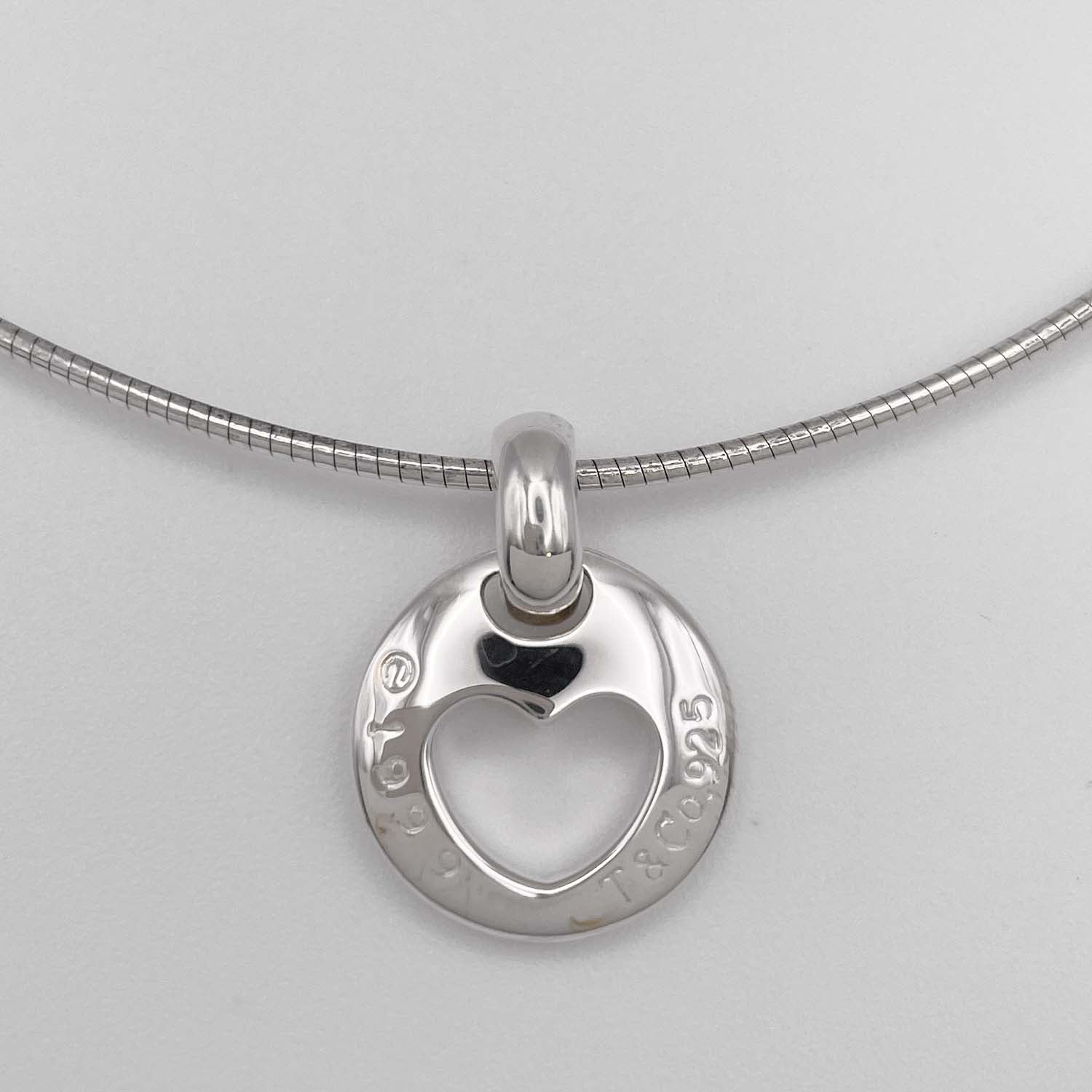 Tiffany&Co. ティファニー ピアスドハート ネックレス チョーカー SV925 新品仕上済