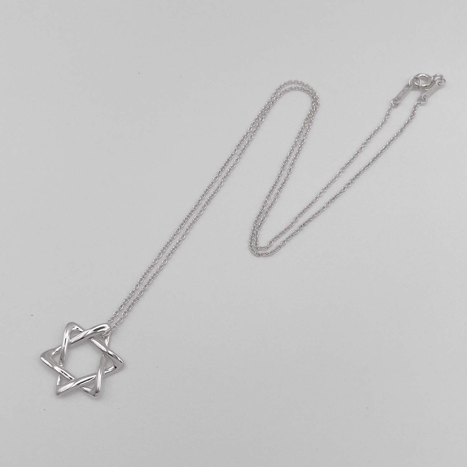 Tiffany&Co. ティファニー スターオブダビデ  ネックレス SV925 新品仕上済