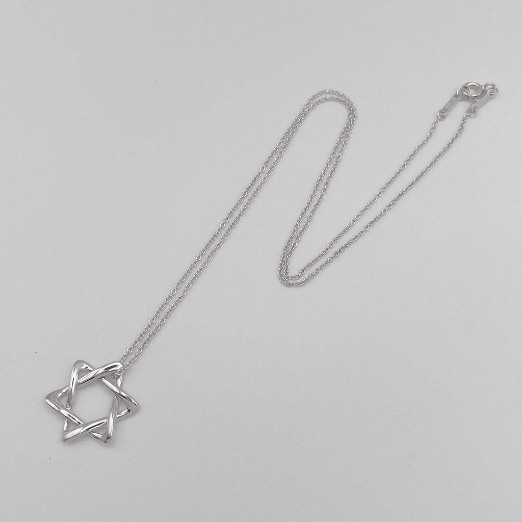 Tiffany&Co. ティファニー スターオブダビデ  ネックレス SV925 新品仕上済
