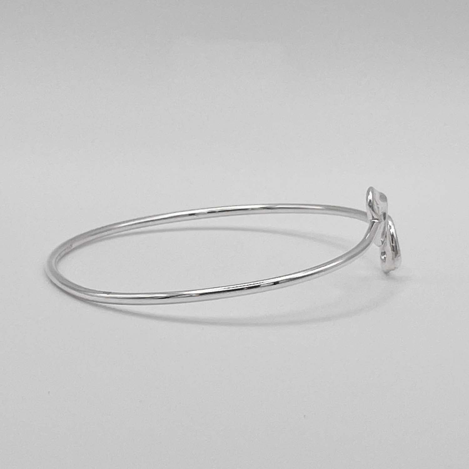 Tiffany&Co. ティファニー オープンハート バングル ブレスレット SV925 新品仕上済