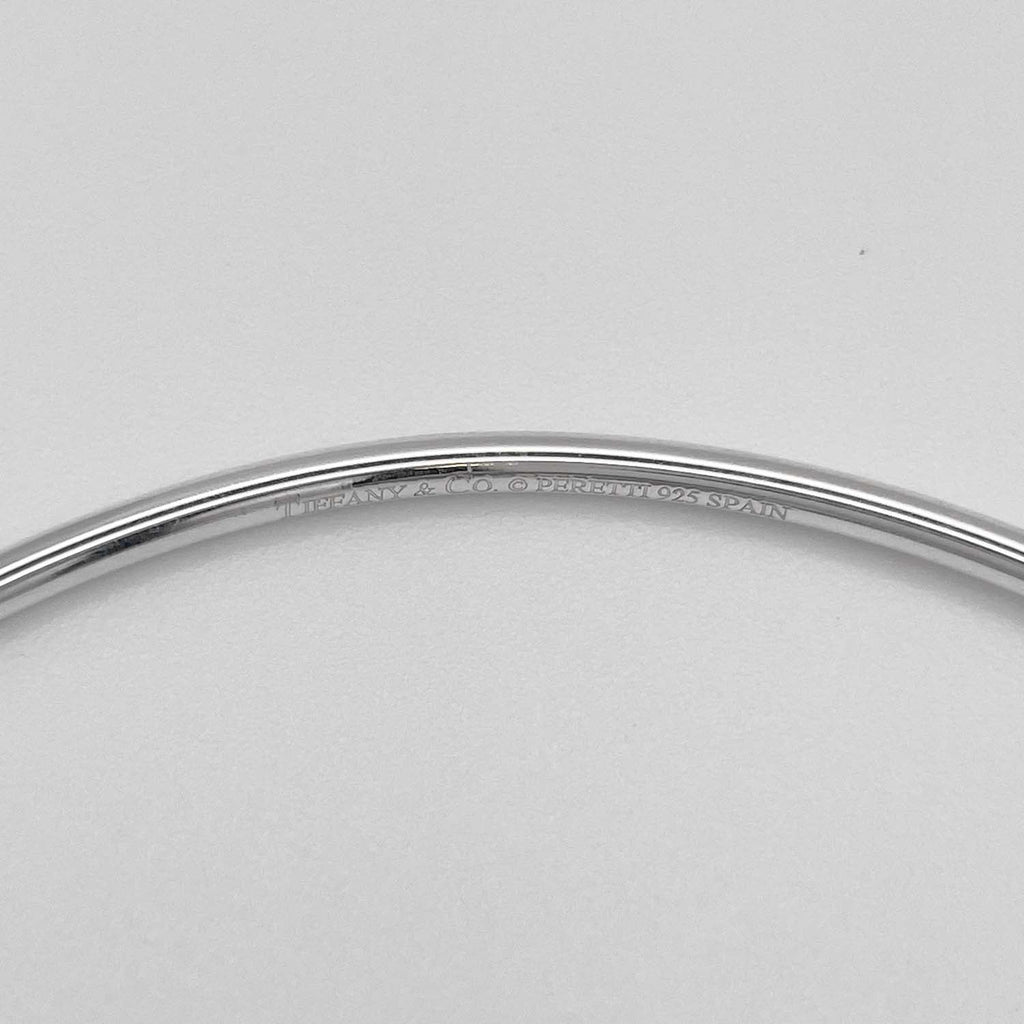 Tiffany&Co. ティファニー オープンハート バングル ブレスレット SV925 新品仕上済