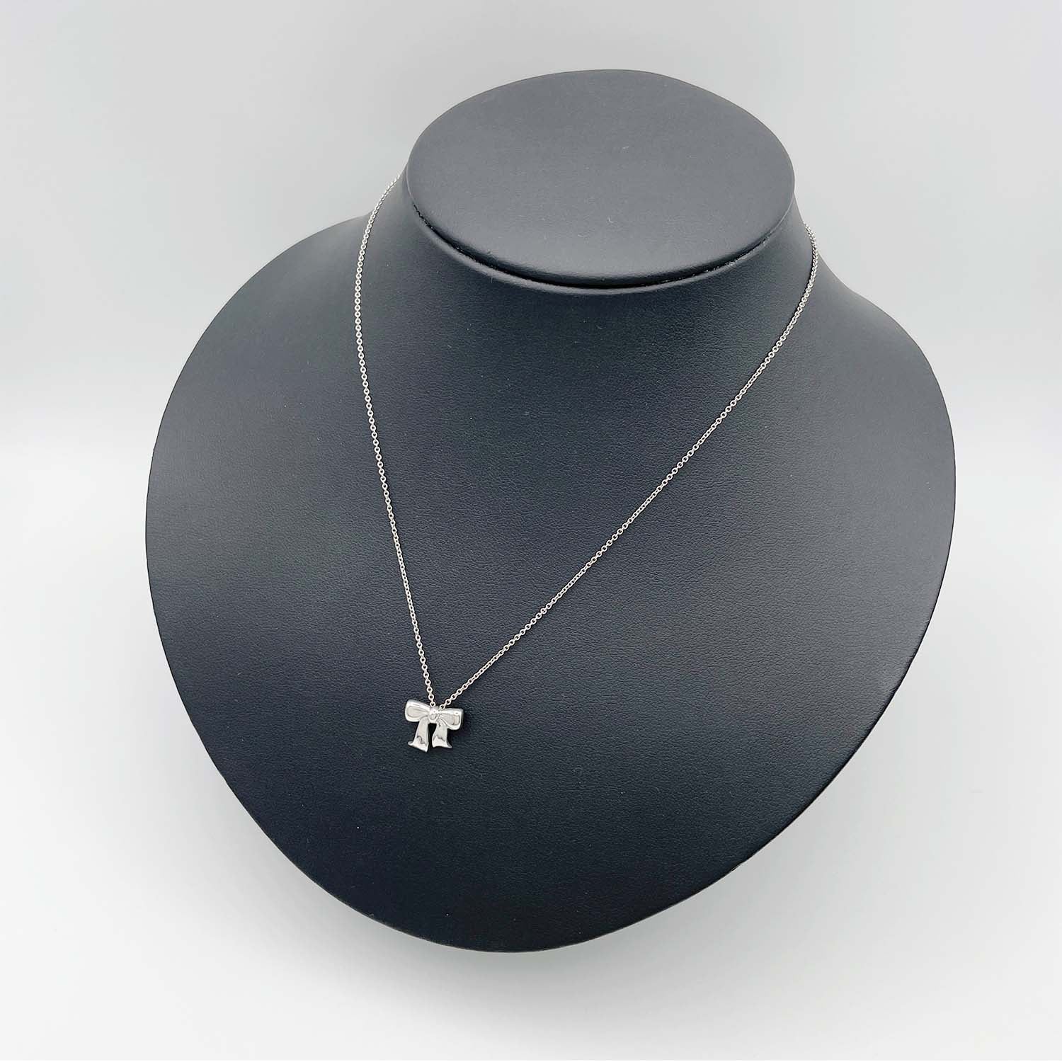 Tiffany&Co. ティファニー リボン ネックレス SV925 新品仕上済