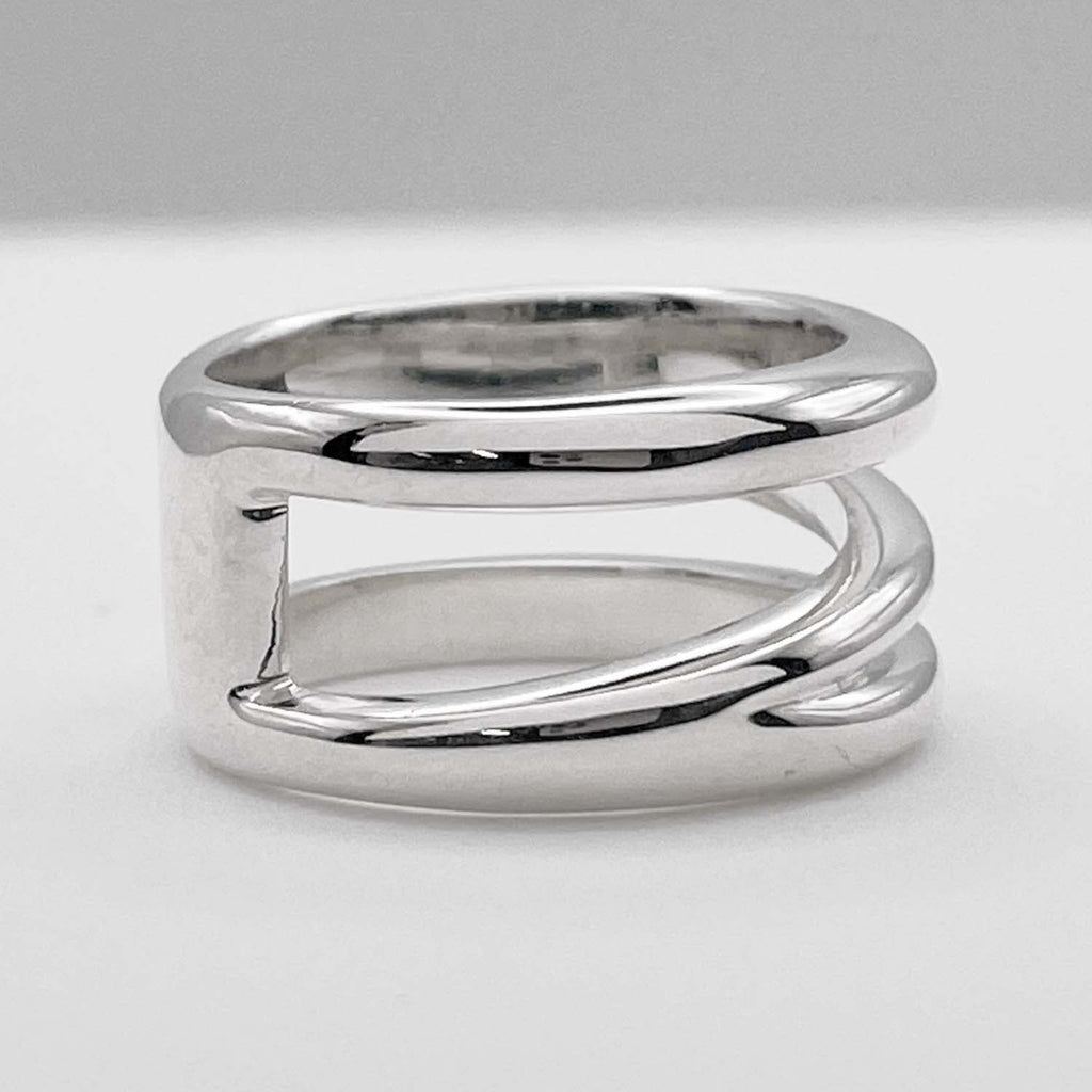 Tiffany&Co. ティファニー 14号 ダイアゴナル リング SV925 新品仕上済