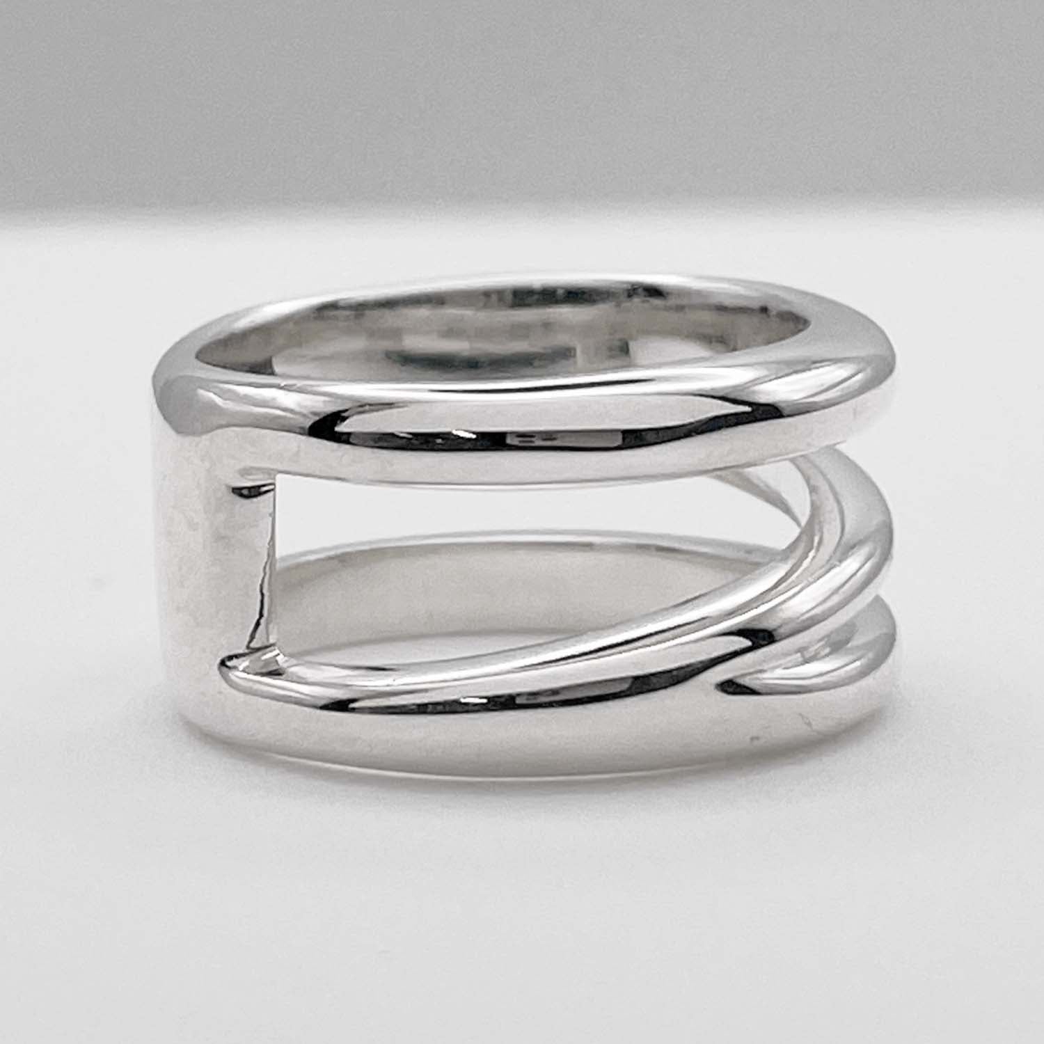 Tiffany&Co. ティファニー 14号 ダイアゴナル リング SV925 新品仕上済