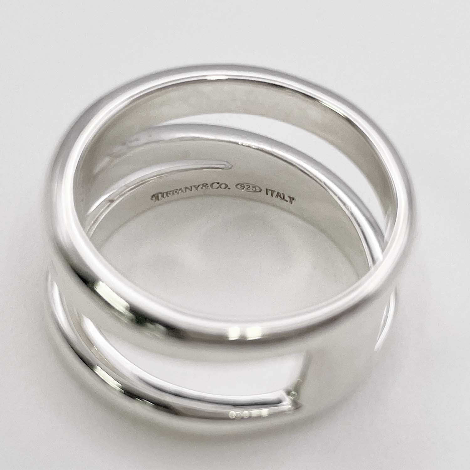 Tiffany&Co. ティファニー 14号 ダイアゴナル リング SV925 新品仕上済