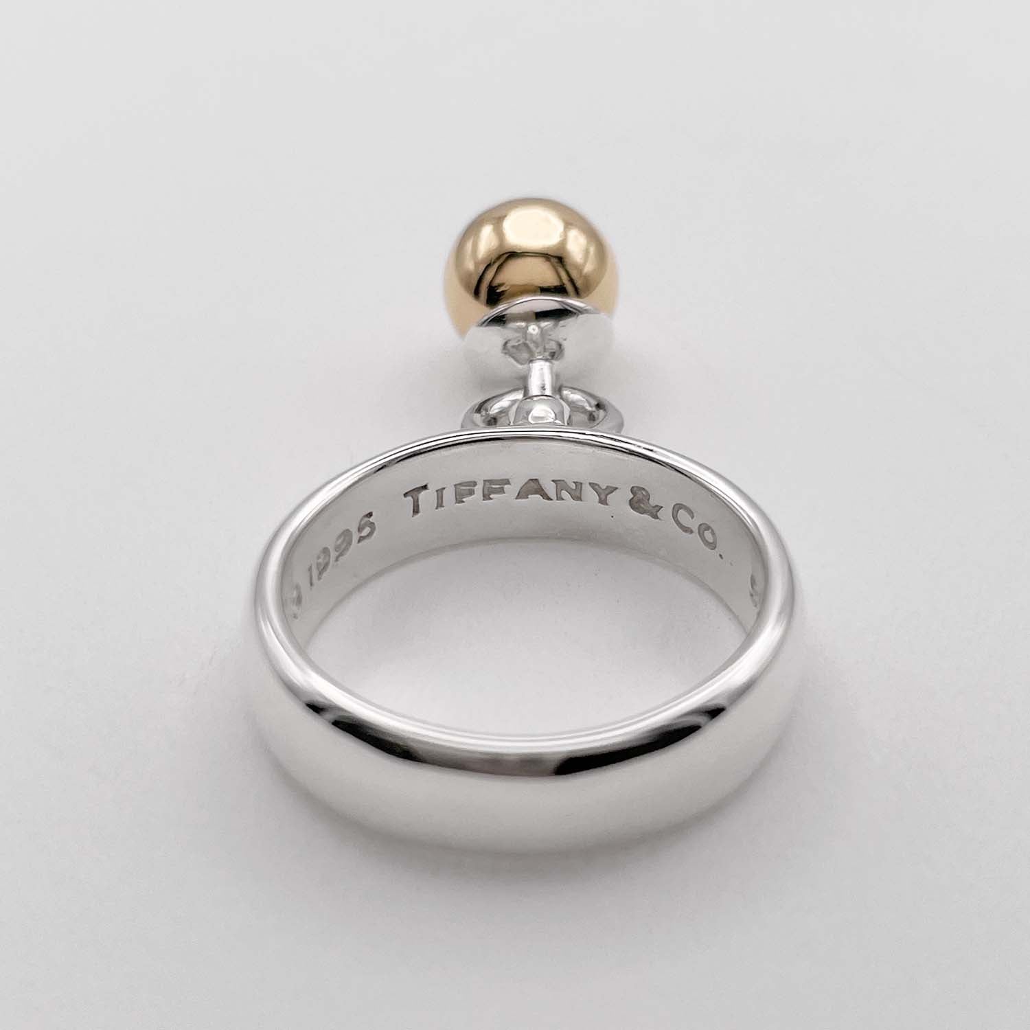 Tiffany&Co. ティファニー 12号 ボールダングル リング SV925 新品仕上済