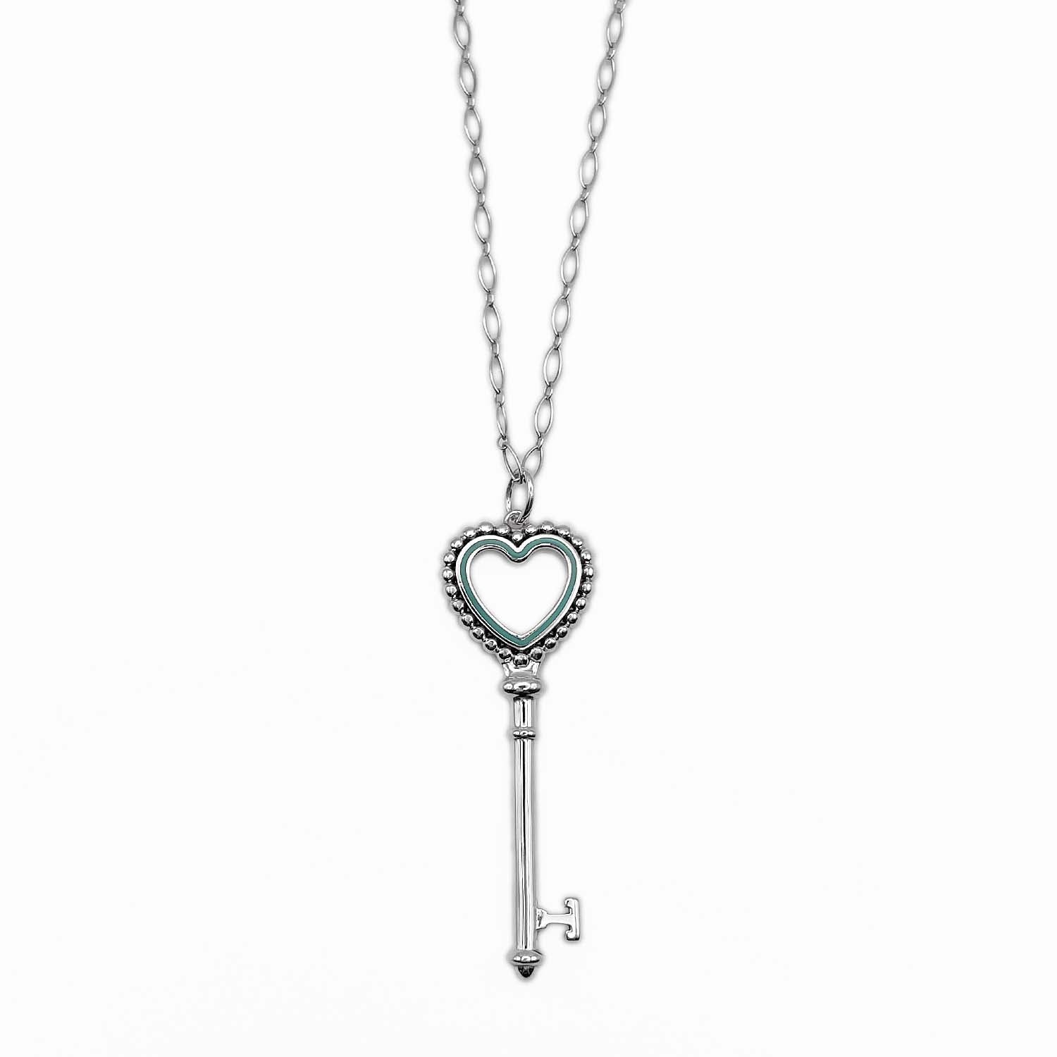 Tiffany&Co. ティファニー ビーズハートキー ネックレス ペンダントSV925 新品仕上済