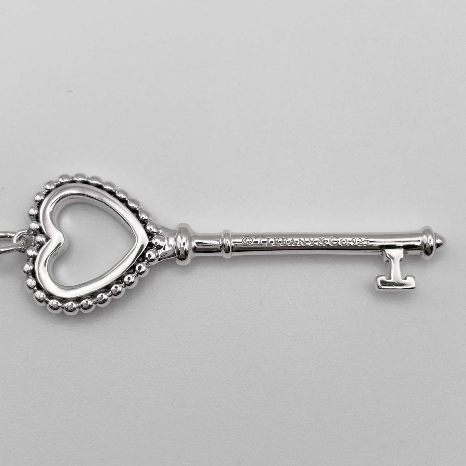 Tiffany&Co. ティファニー ビーズハートキー ネックレス ペンダントSV925 新品仕上済