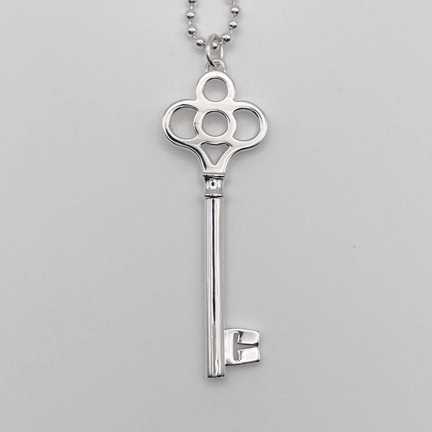 Tiffany&Co. ティファニー クラウンキー ネックレス SV925 ペンダント 新品仕上げ済み