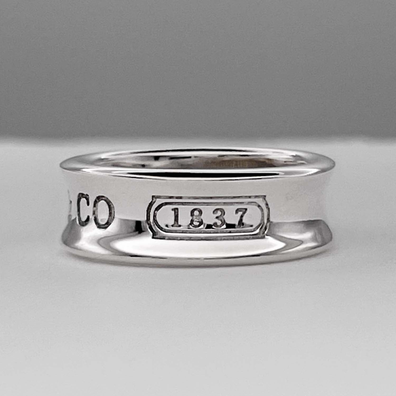 Tiffany&Co. ティファニー 9号 1837 ミディアム リング SV925 新品仕上済