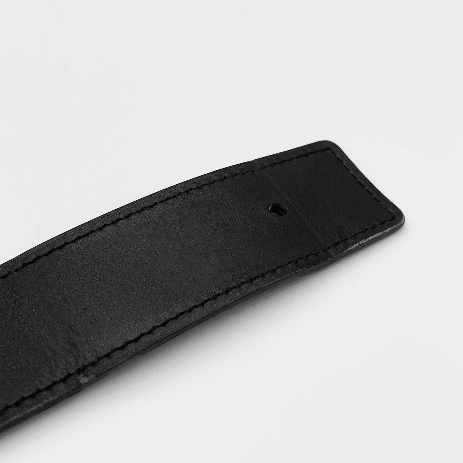 HERMES エルメス ベルト 85cm カデナバックル レザー 2013年製 リバーシブル 茶 黒