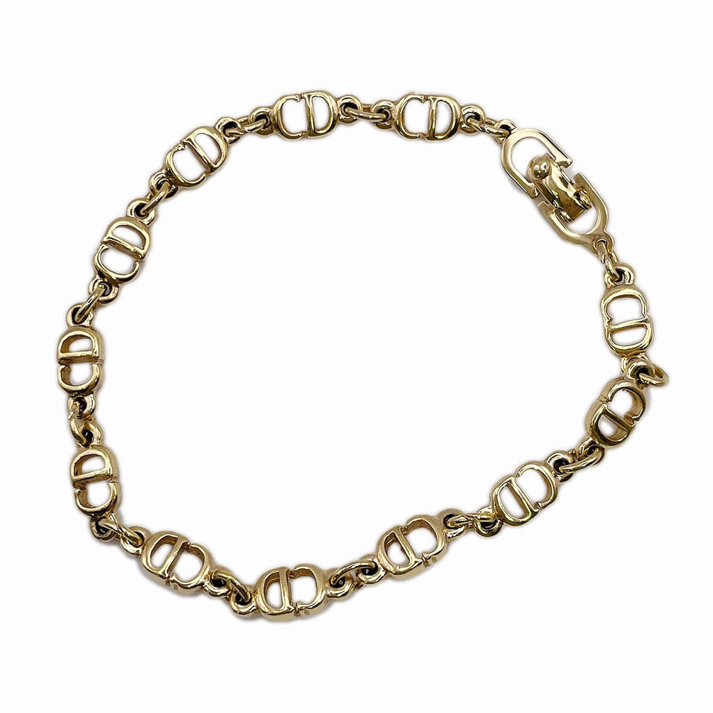 Dior ディオール CDチェーン 17cm ブレスレット ゴールド