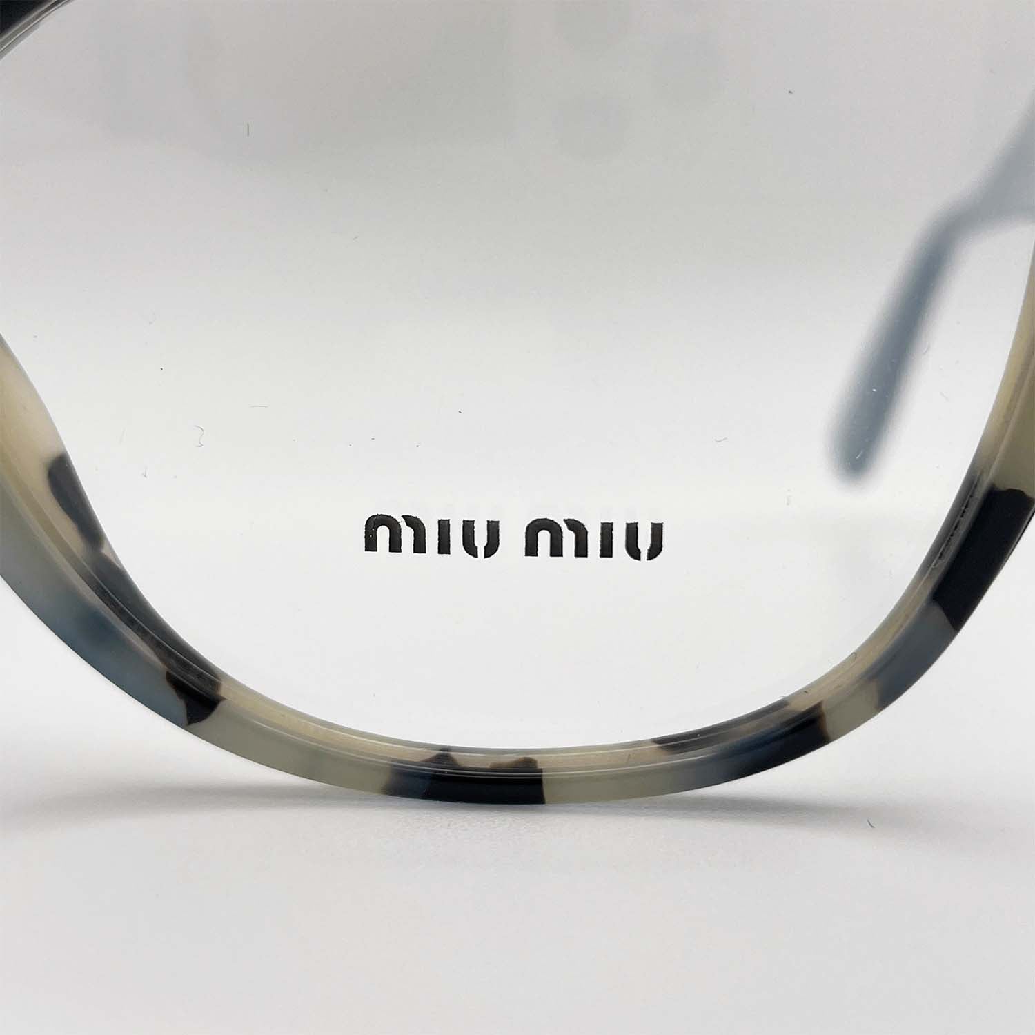 miu miu ミュウミュウ メガネ 眼鏡 VMU04S キャットアイ ブルー