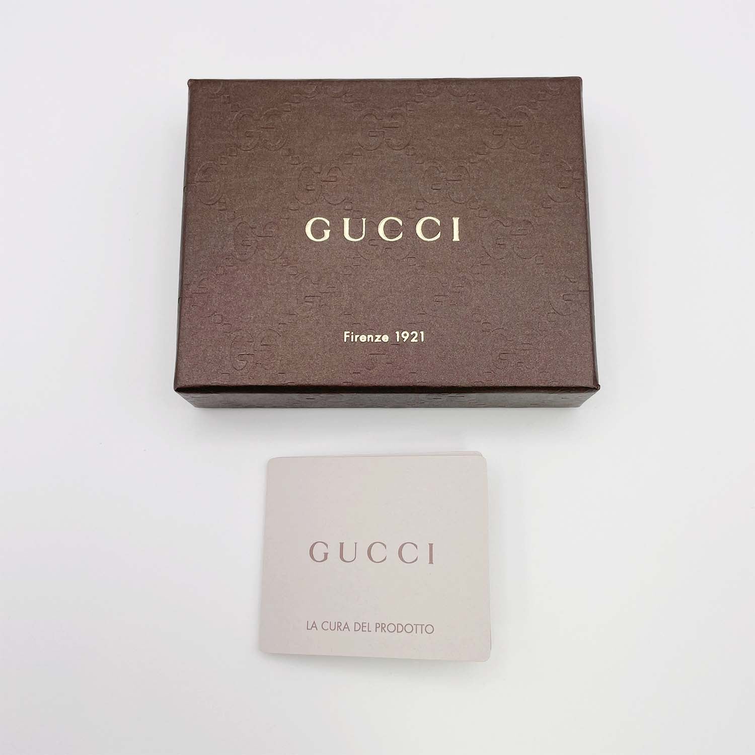 GUCCI グッチ マネークリップ 札バサミ 革巻き ブラック エキゾチックレザー