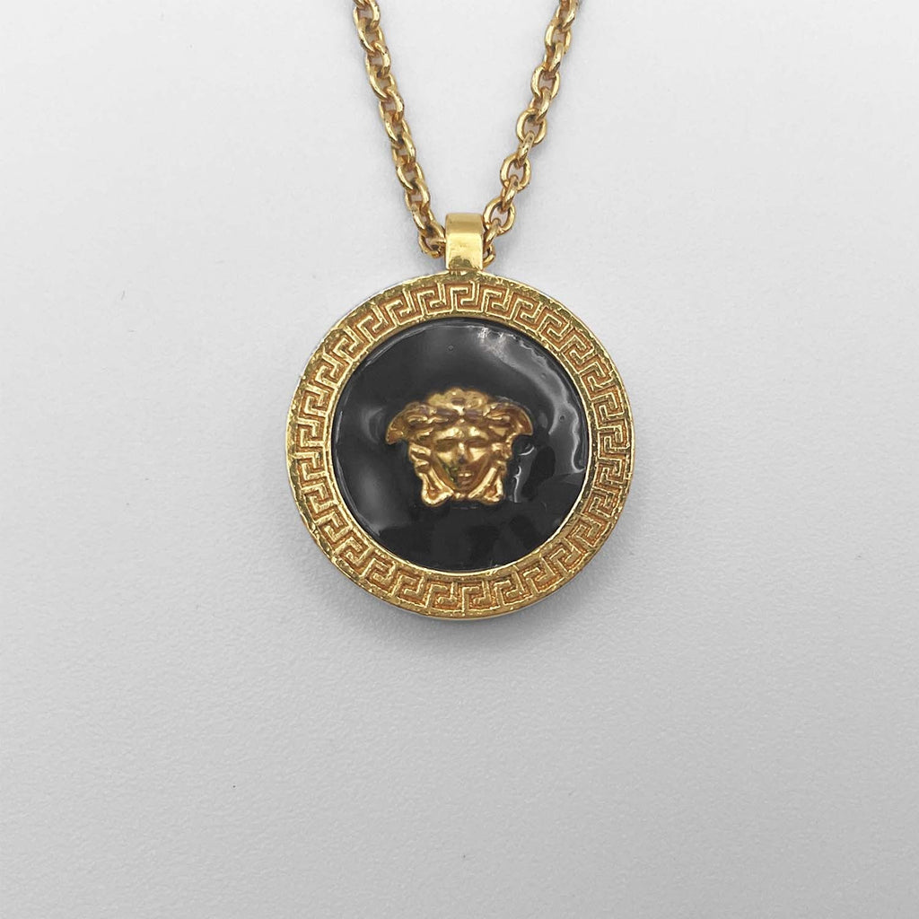 VERSACE ヴェルサーチェ メドゥーサ ネックレス ペンダント グレカ