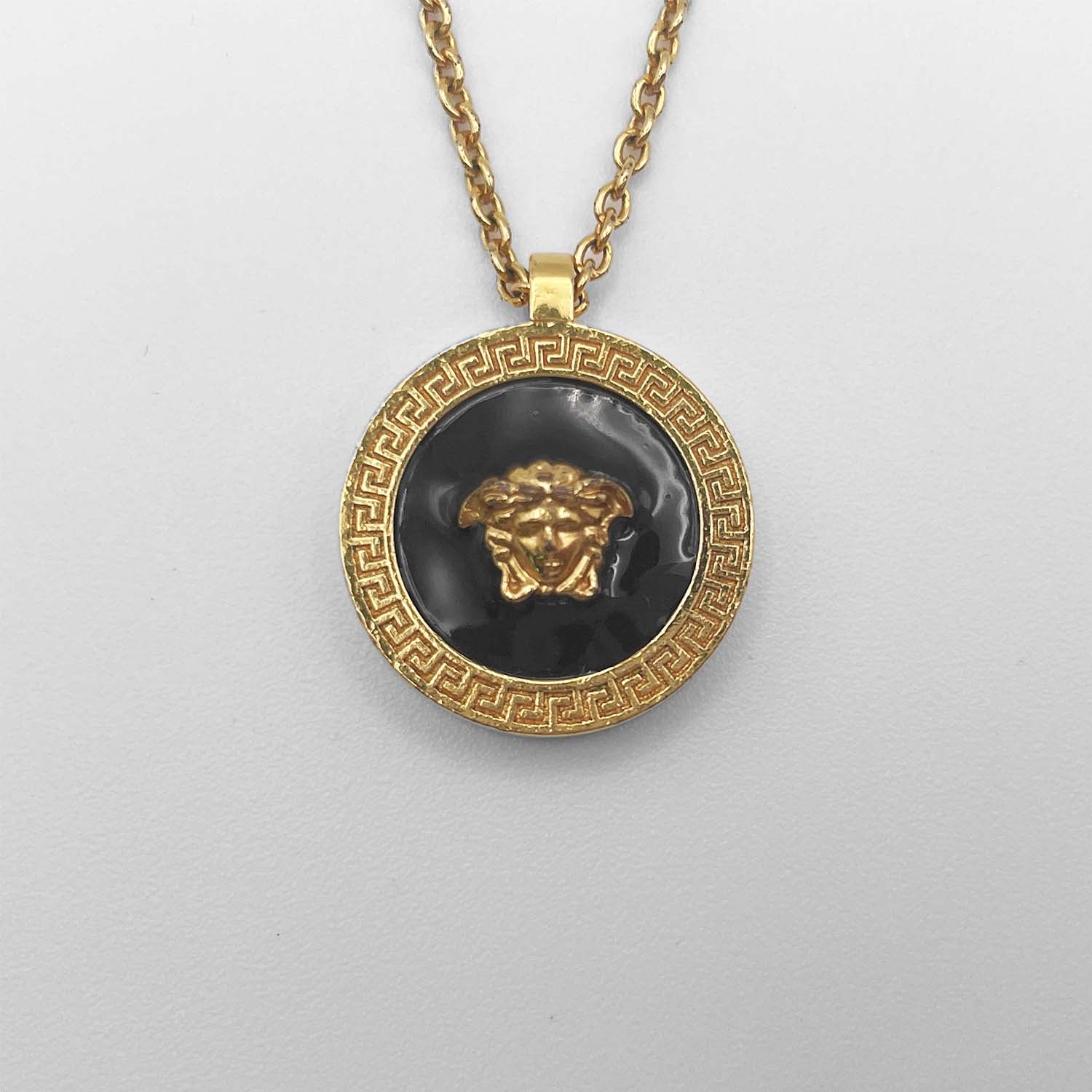 VERSACE ヴェルサーチェ メドゥーサ ネックレス ペンダント グレカ