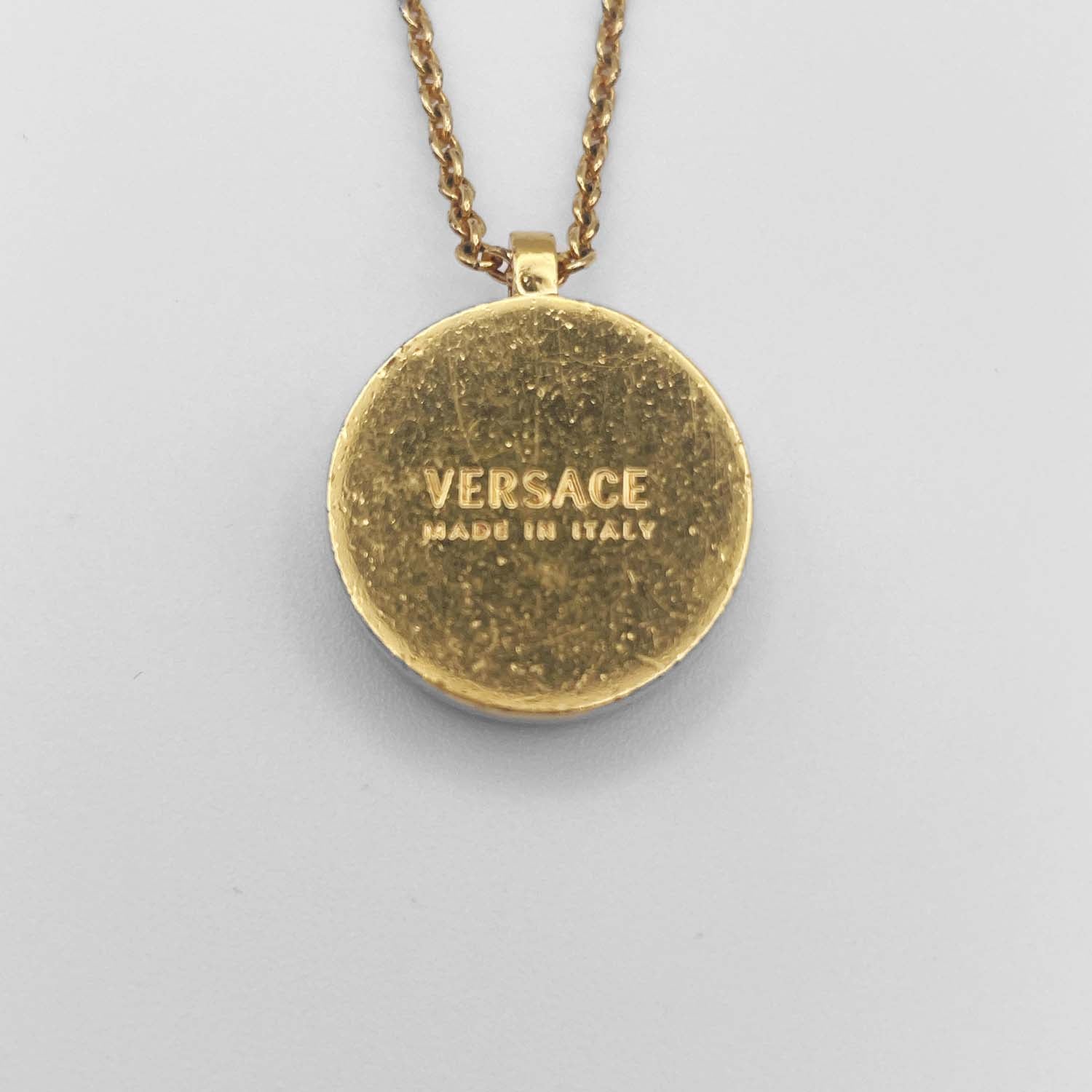VERSACE ヴェルサーチェ メドゥーサ ネックレス ペンダント グレカ