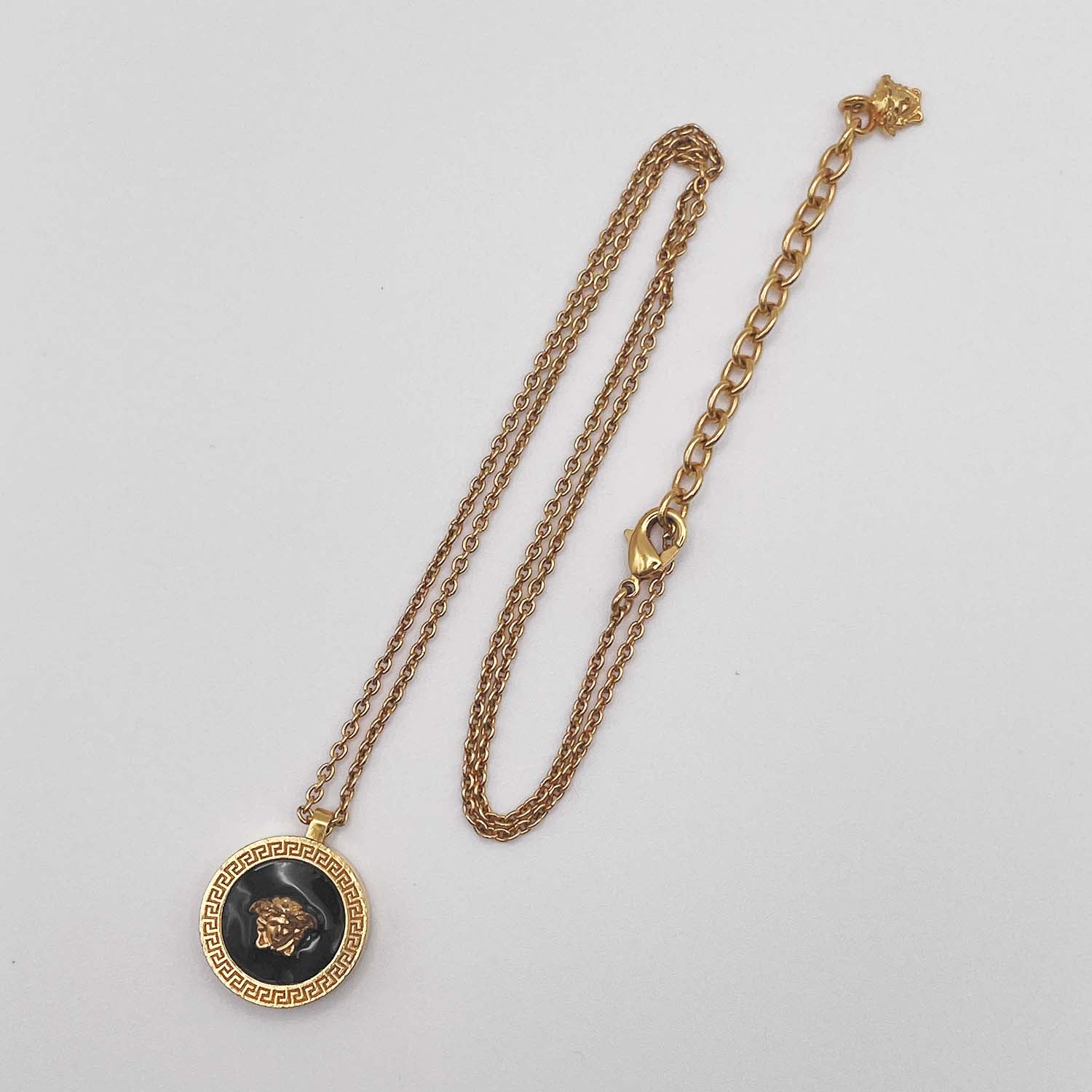 VERSACE ヴェルサーチェ メドゥーサ ネックレス ペンダント グレカ
