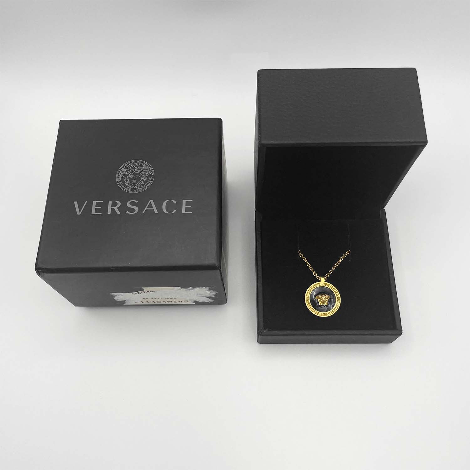 VERSACE ヴェルサーチェ メドゥーサ ネックレス ペンダント グレカ