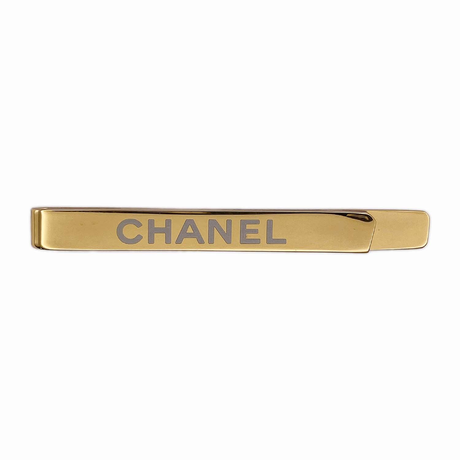 CHANEL シャネル マネークリップ 札ばさみ ロゴ 99P ゴールド クリップ