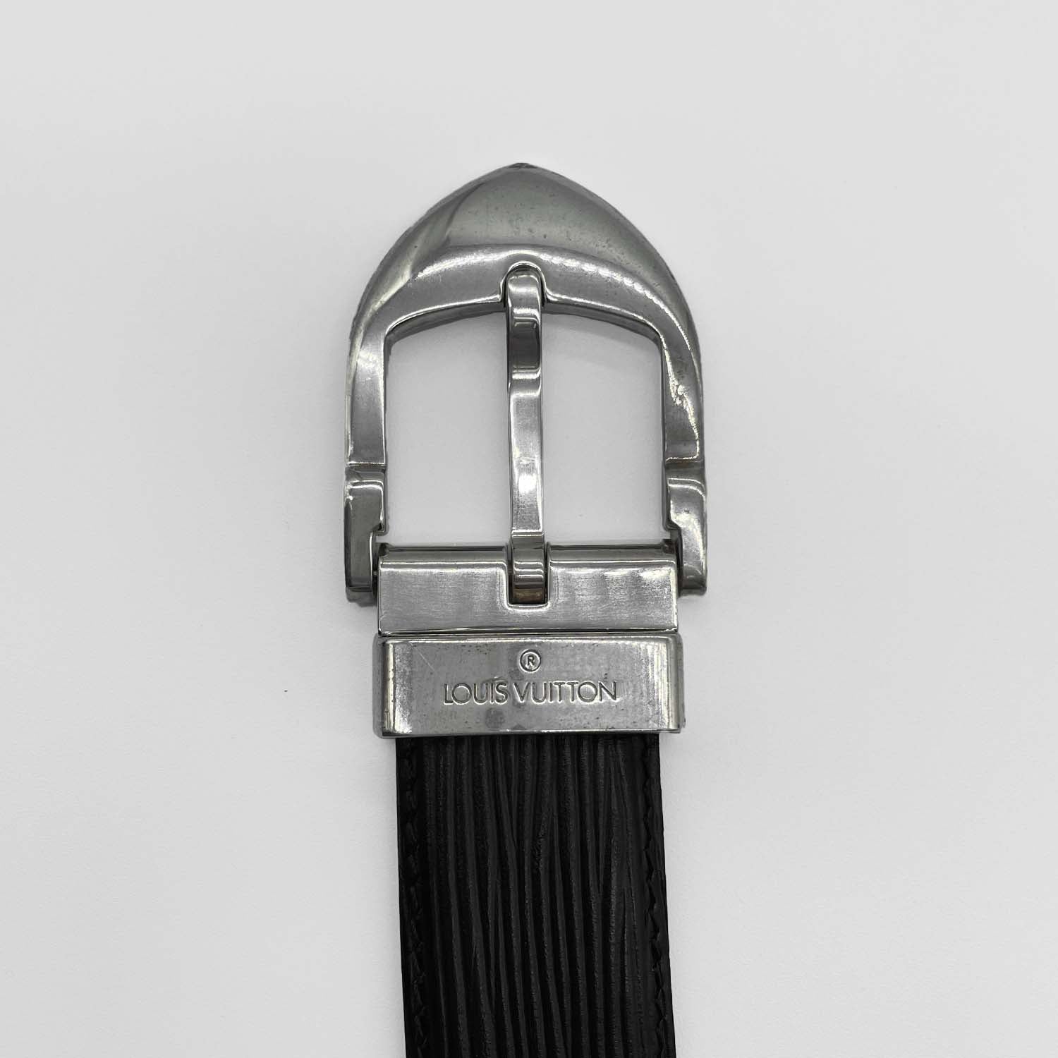 LOUIS VUITTON ルイヴィトン 70cm サンチュールクラシック ブラック ベルト レザー