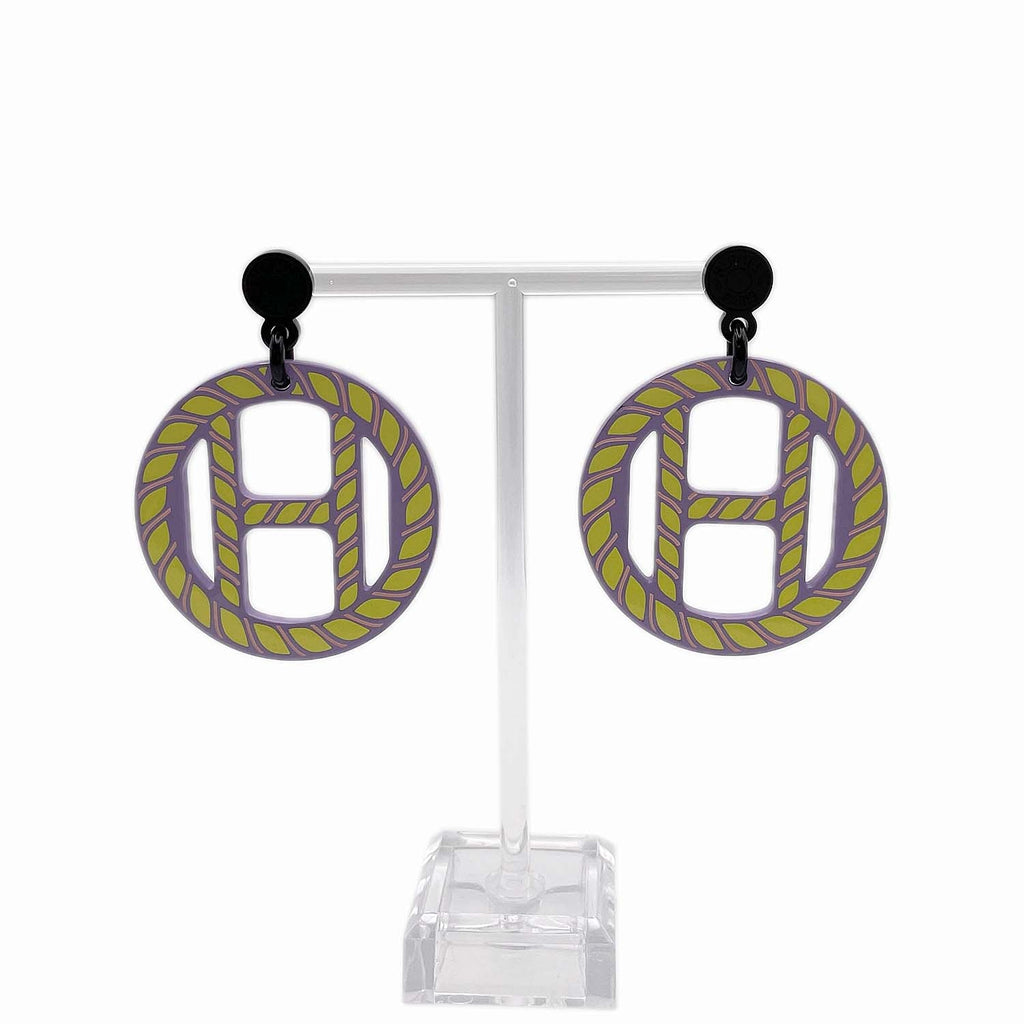 HERMES エルメス Hエキップ セリエ ノーティック ピアス ポップ