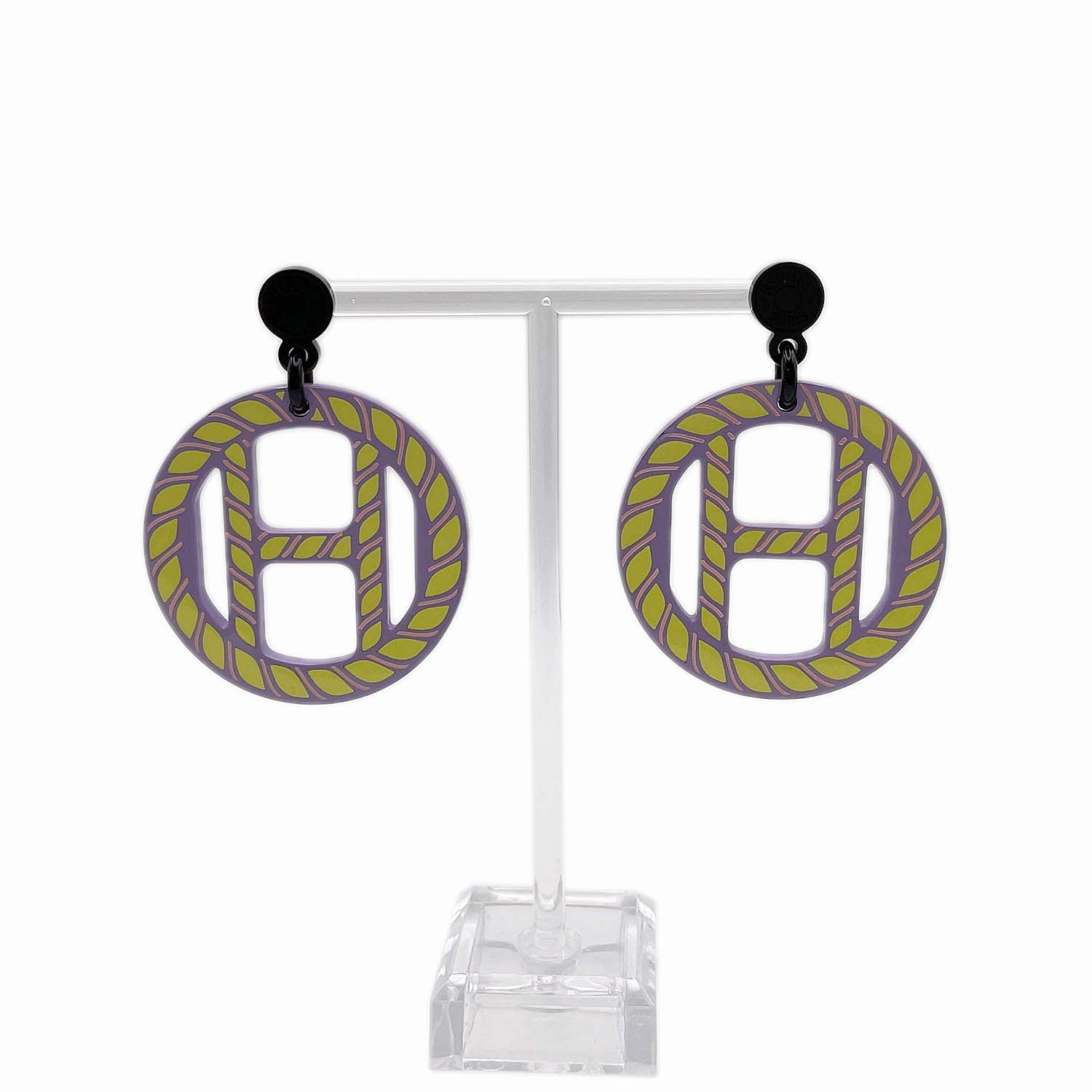 HERMES エルメス Hエキップ セリエ ノーティック ピアス ポップ