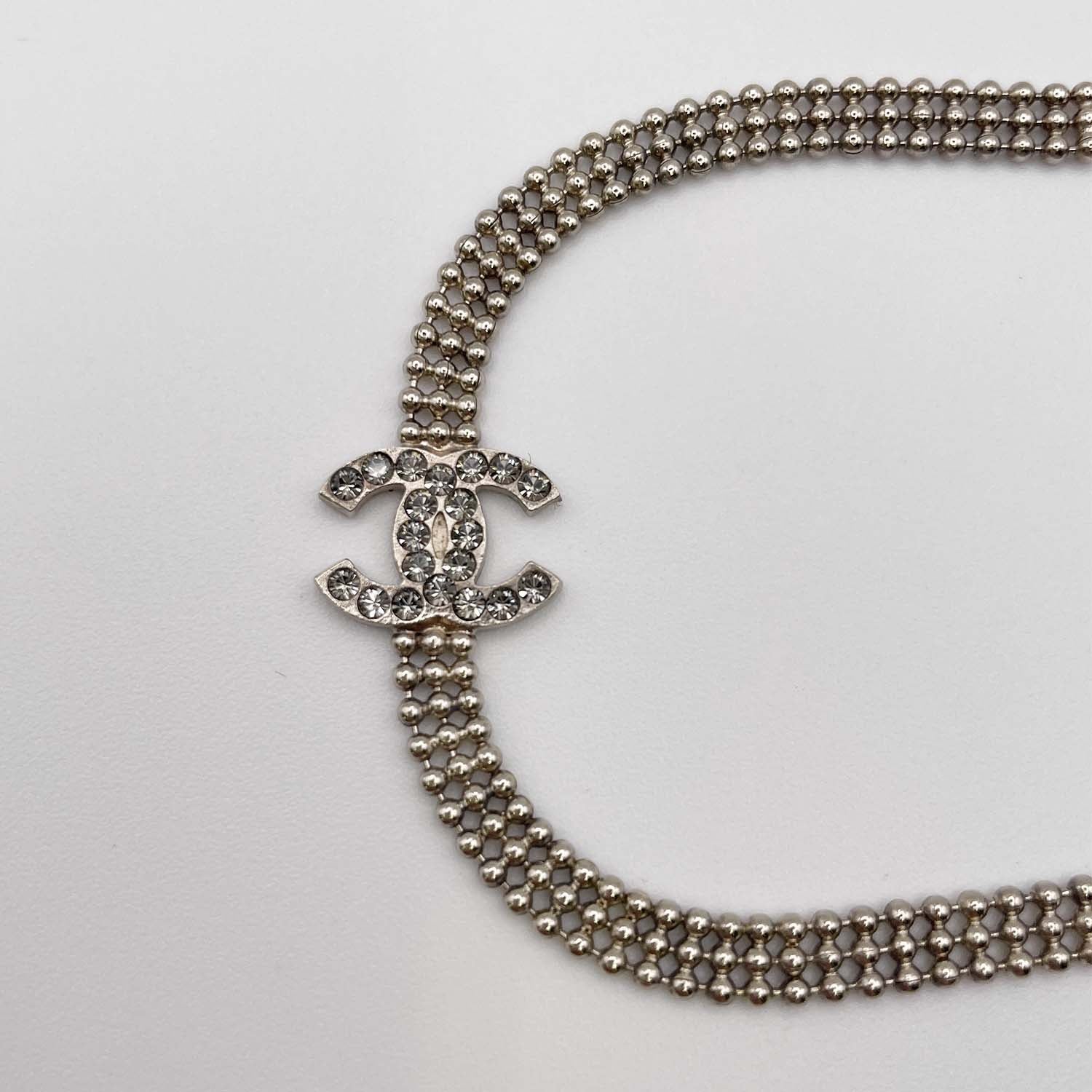 CHANEL シャネル ブレスレット ココマーク ラインストーン 06A Y2K