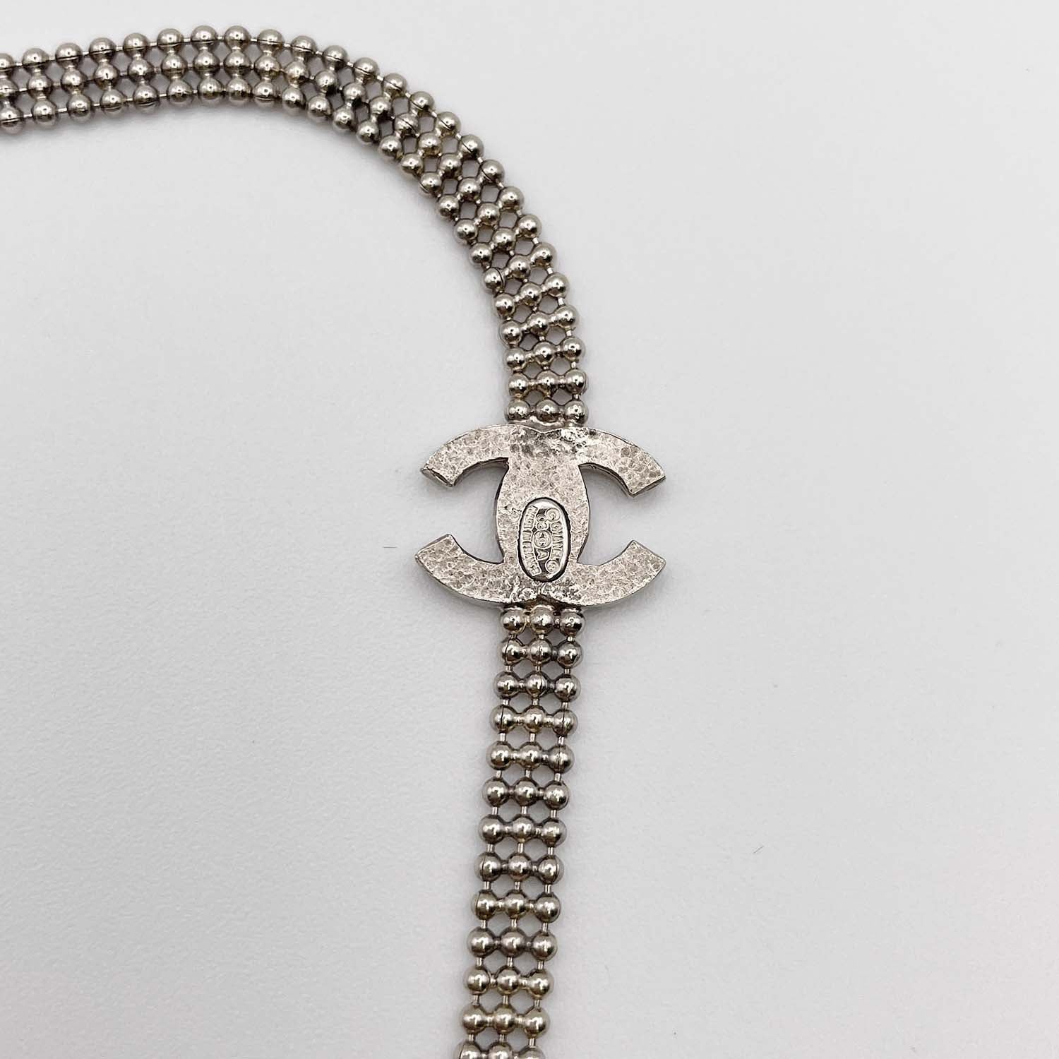 CHANEL シャネル ブレスレット ココマーク ラインストーン 06A Y2K
