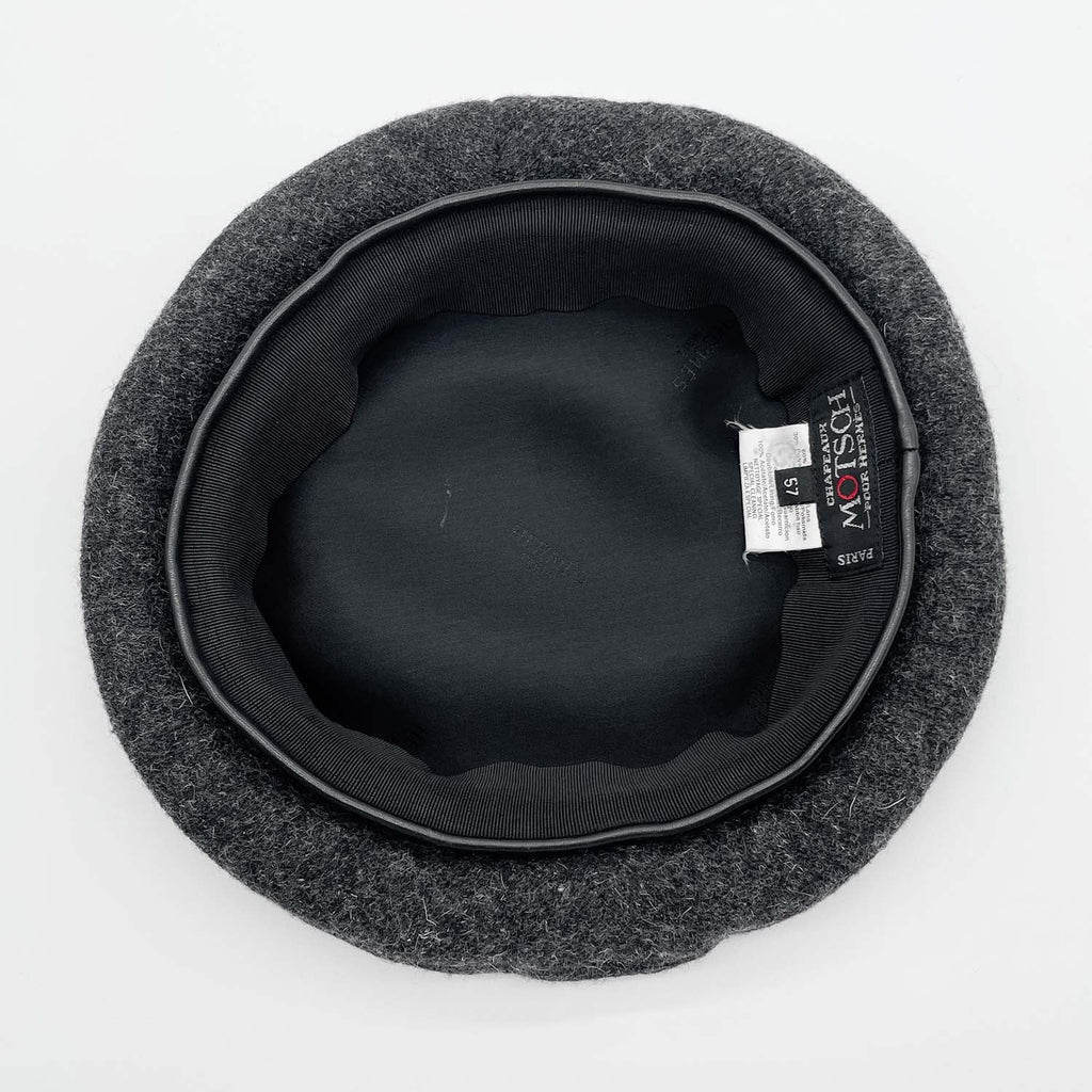 HERMES エルメス 57cm ベレー帽 ハット 帽子 ウール Motsch社 モッチ