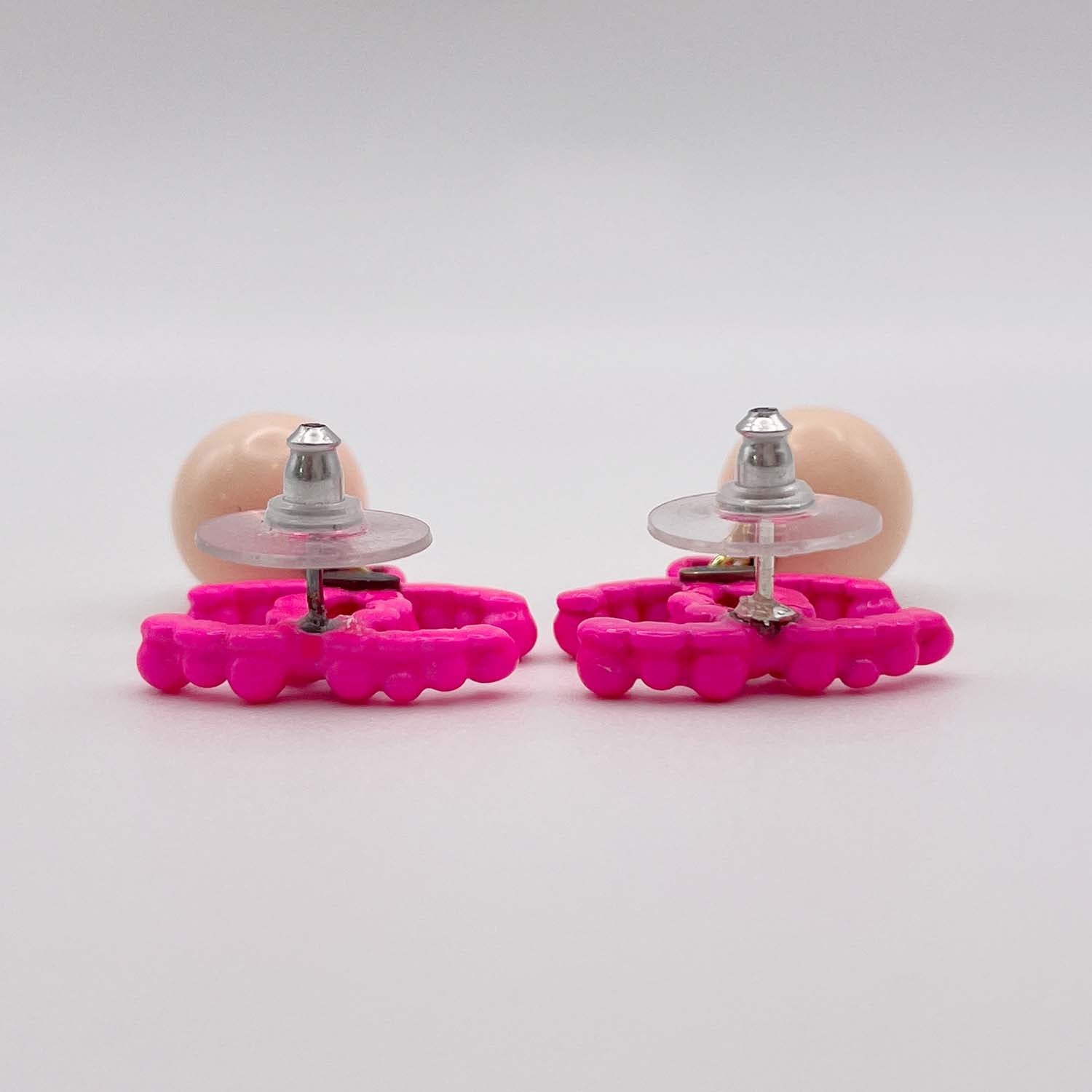 CHANEL シャネル ココマーク ピアス スイング ボール 04A ネオンカラー
