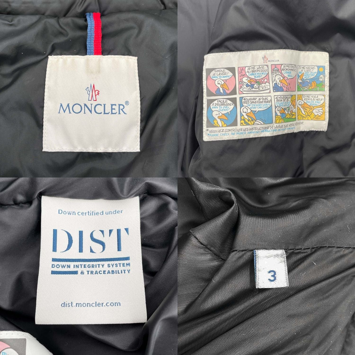 MONCLER モンクレール サイズ3 ダウンジャケット MORANDIERES モランデレス キルティング