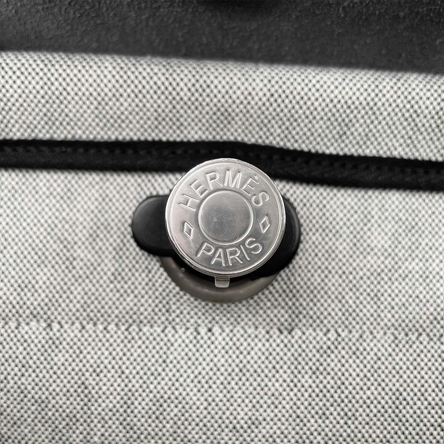 HERMES エルメス エールバッグジップPM 2WAYバッグ ブラックSV金具 W刻印 内縫い