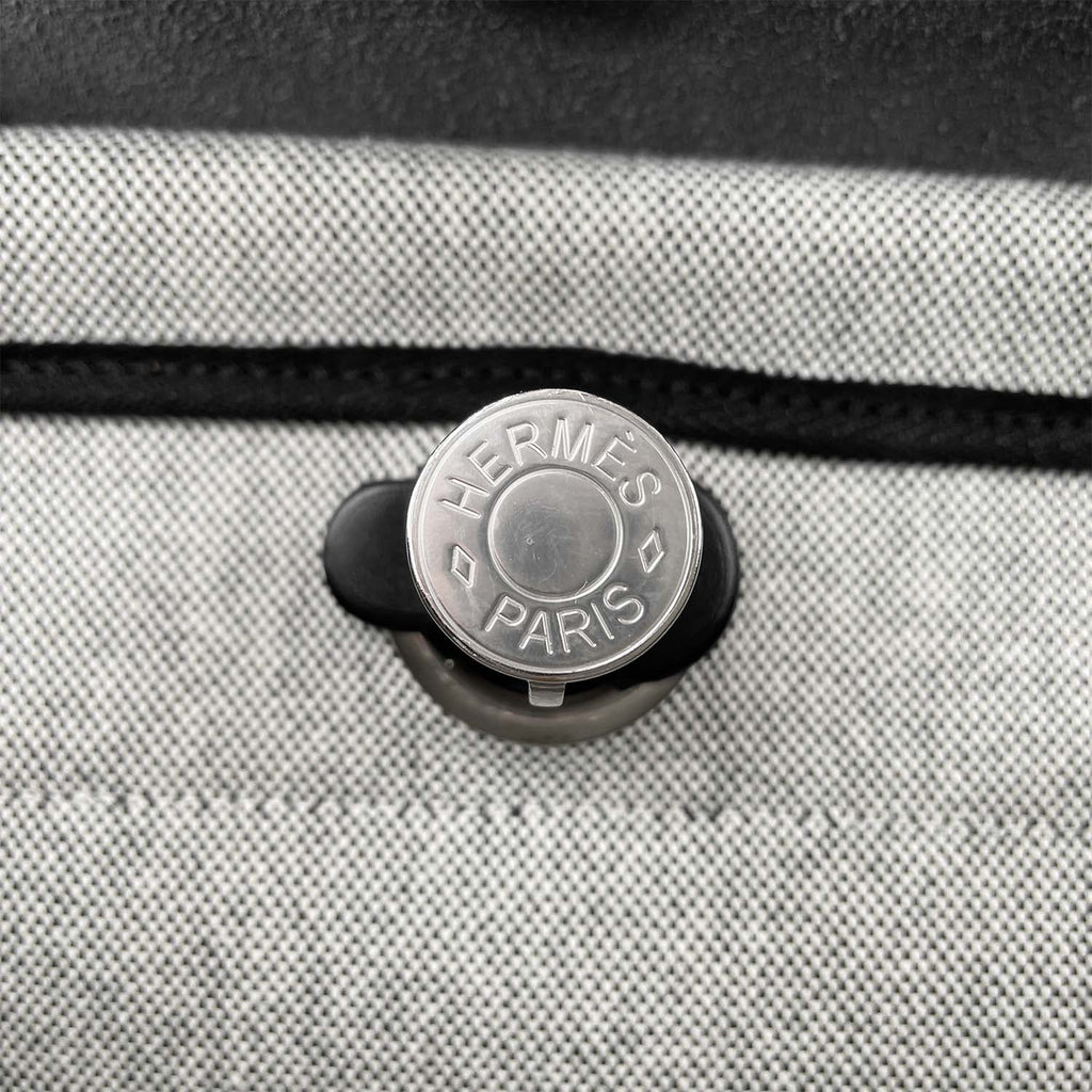 HERMES エルメス エールバッグジップPM 2WAYバッグ ブラックSV金具 W刻印 内縫い