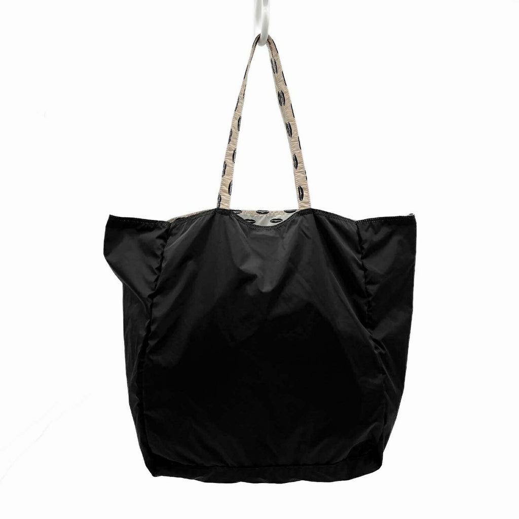 PRADA プラダ ナイロン エコバッグ トート リップ柄 リバーシブル 三角 トライアングルロゴ