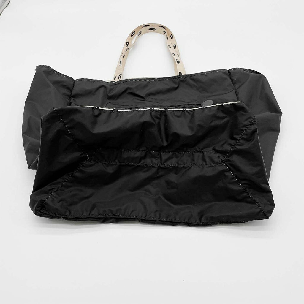 PRADA プラダ ナイロン エコバッグ トート リップ柄 リバーシブル 三角 トライアングルロゴ